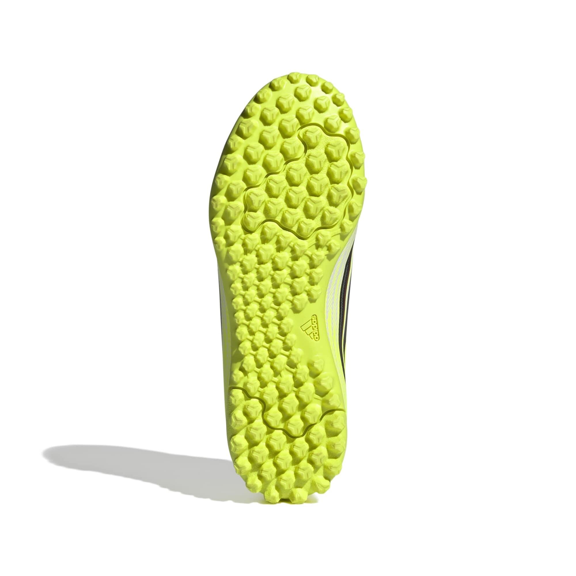 Scarpe calcio bambino F50 CLUB TURF bianco-giallo 40/40