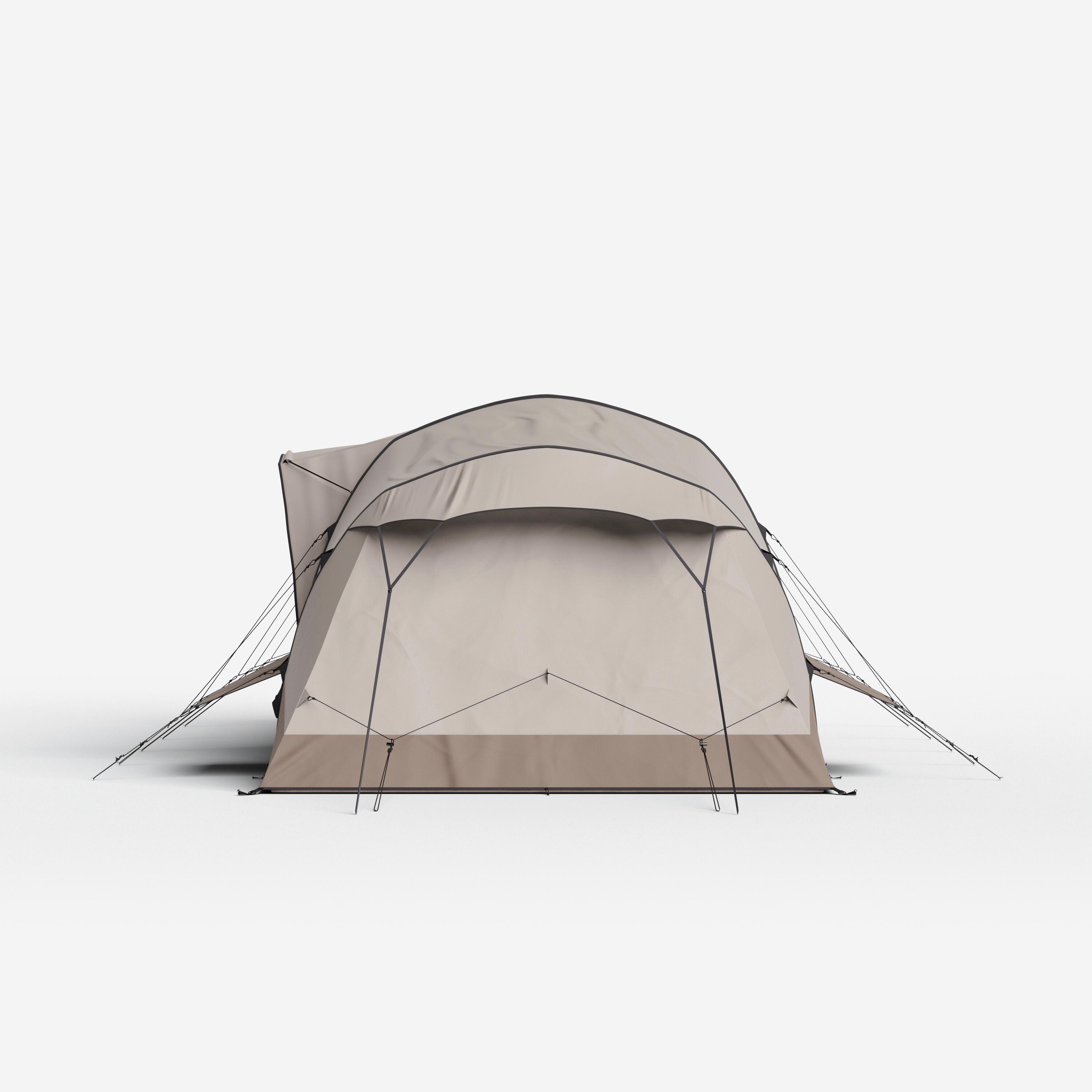 Tente de camping gonflable 4 places 2 chambres, Air Seconds 4.2 XXL Polycoton 9/19