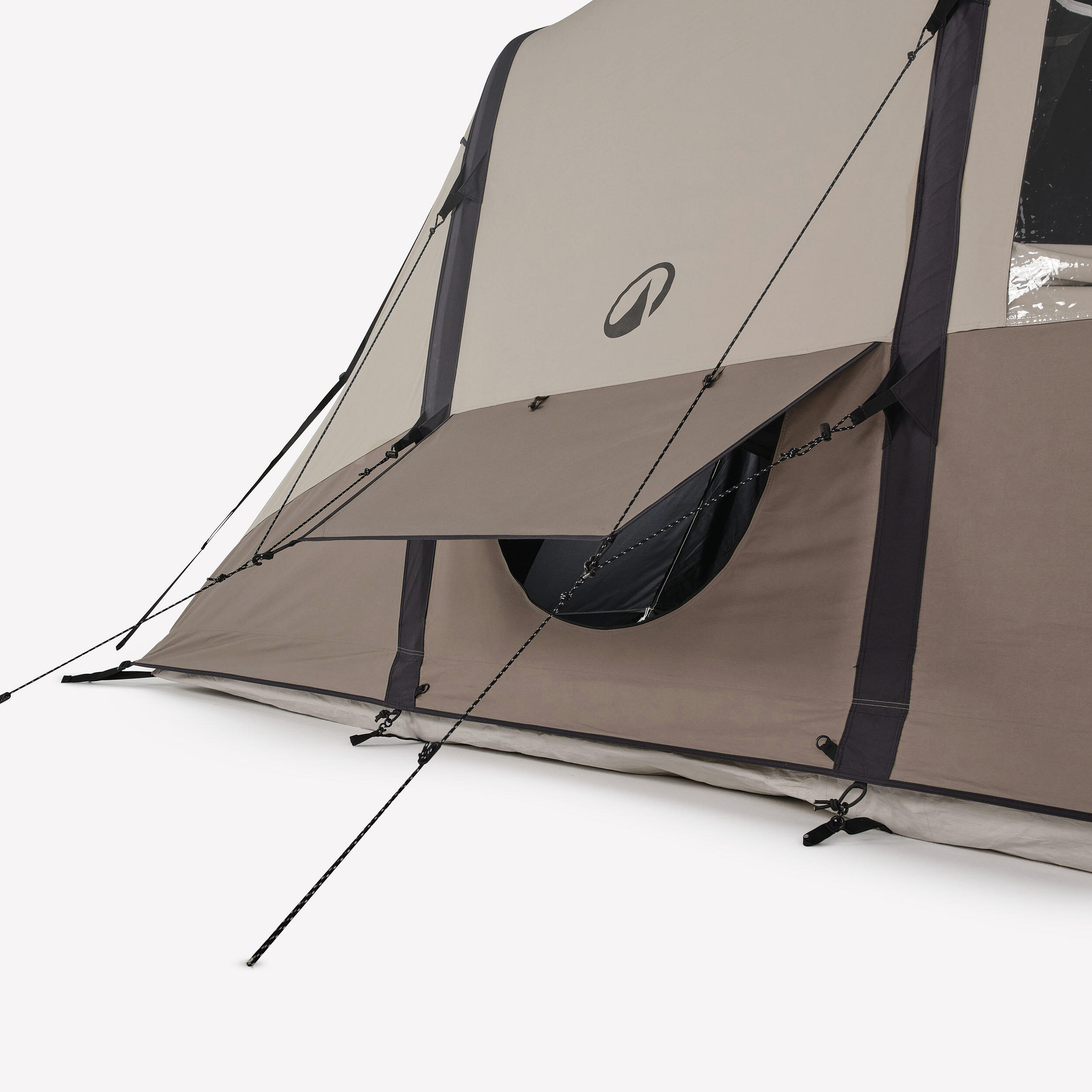Tente de camping gonflable 4 places 2 chambres, Air Seconds 4.2 XXL Polycoton 12/19