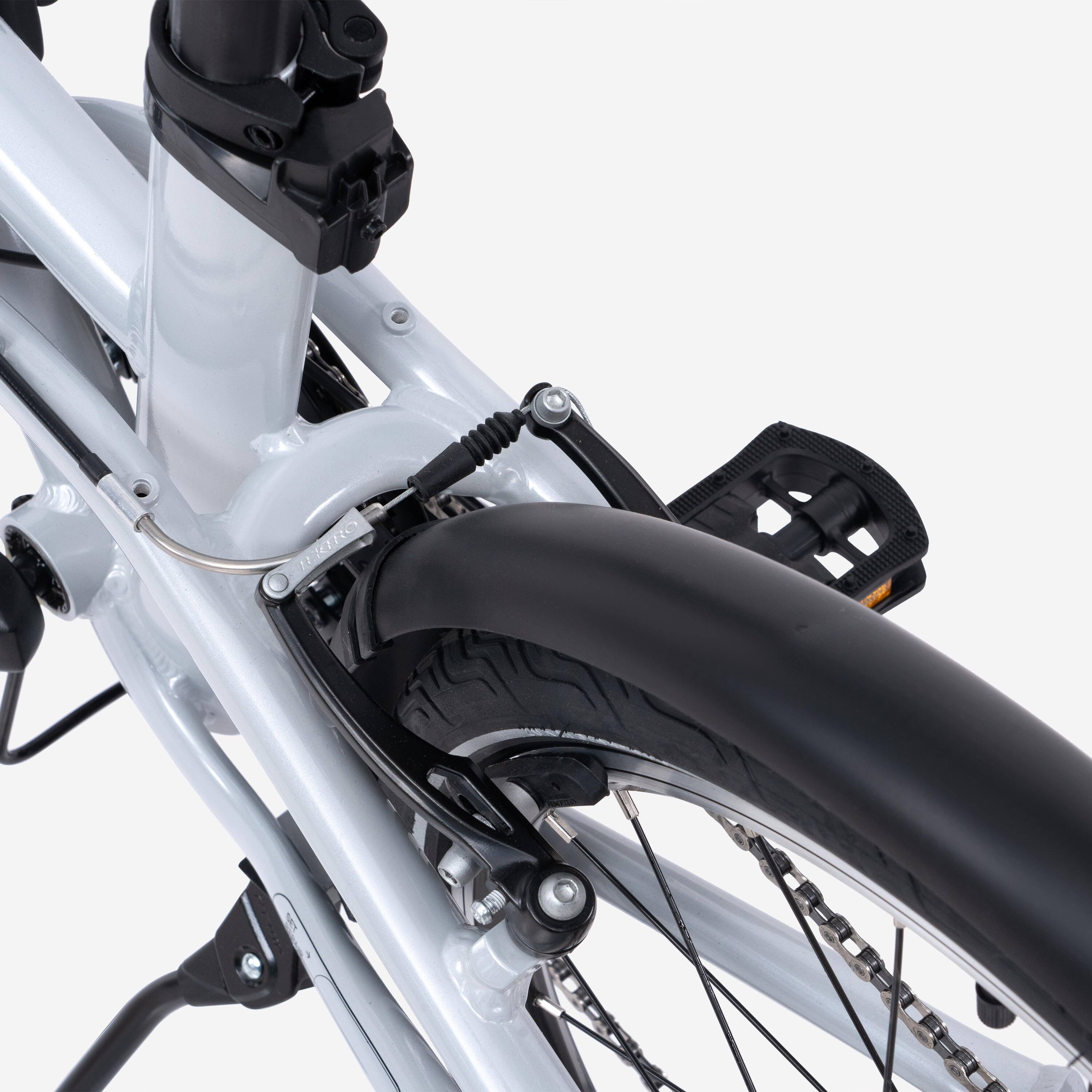 Folding Bike Fold 560 20 Inch 9 Speed - Grey