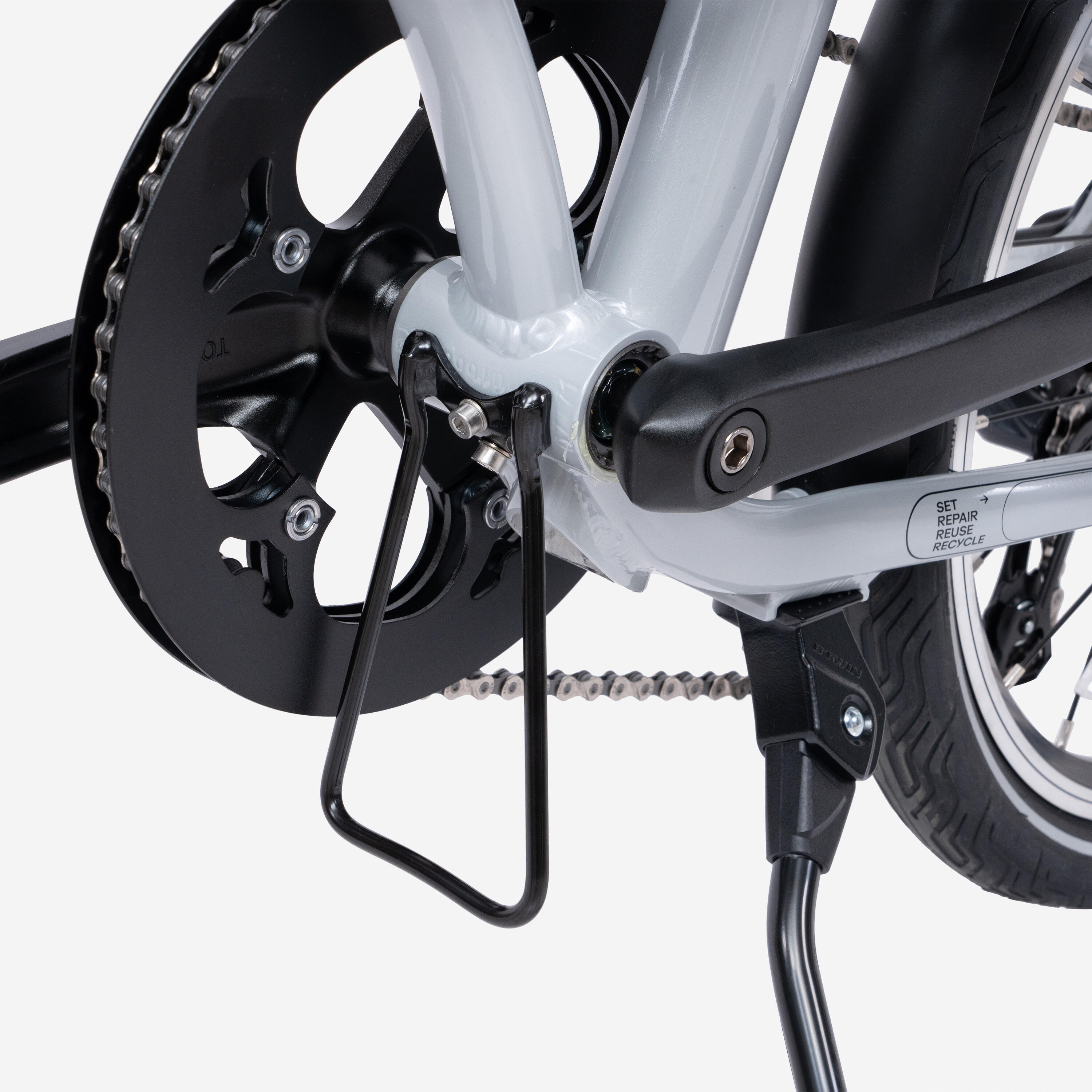Folding Bike Fold 560 20 Inch 9 Speed - Grey