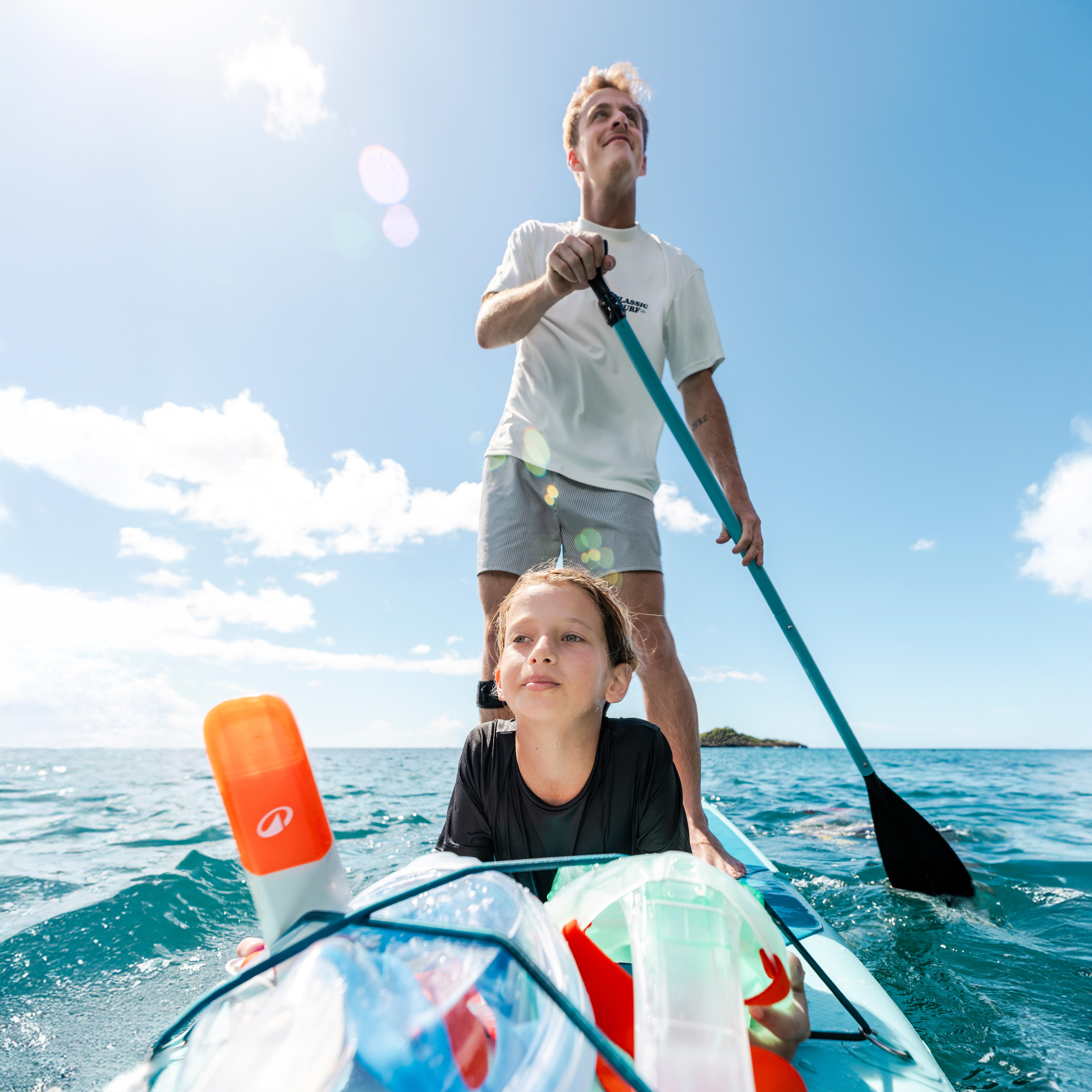 Masque de plongée avec tuba + valve acoustique, Easybreath+ - DECATHLON