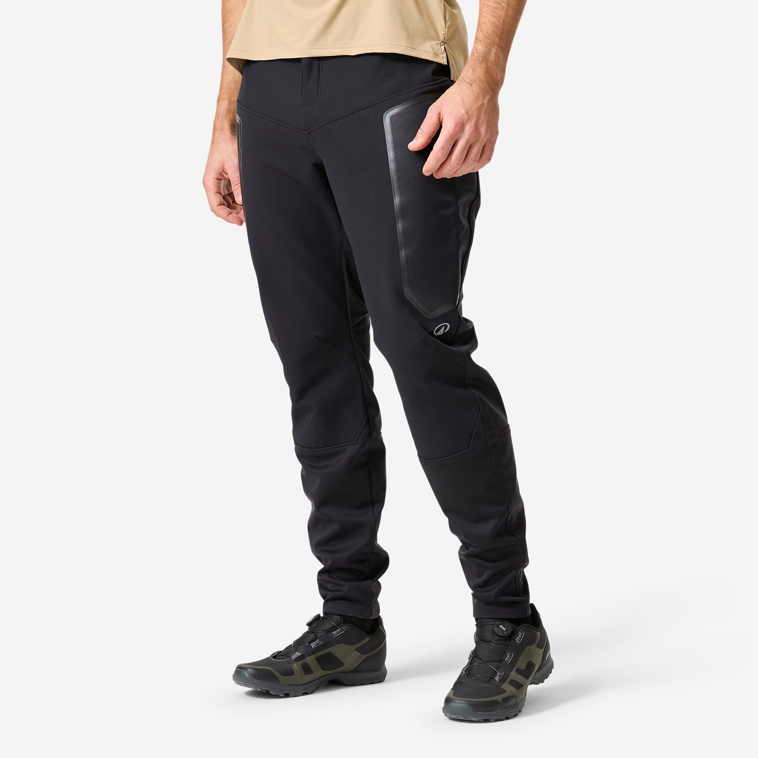 MTB Hose lang Herren Winter schwarz - Decathlon