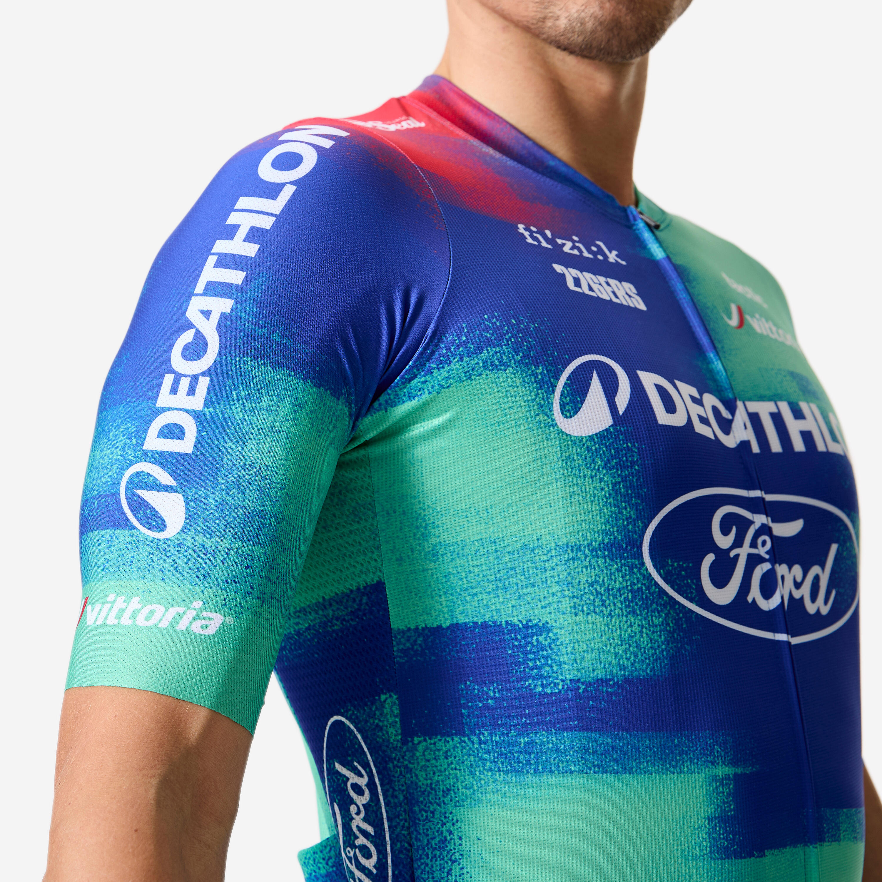 Camisola de Ciclismo Réplica Decathlon Ford Racing Team edition 2026 7/7