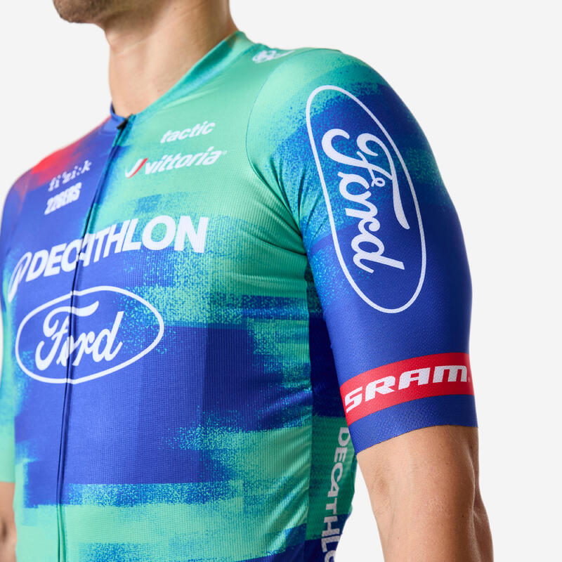 Tricou ciclism Replica Decathlon Ford Racing Team ediție 2026