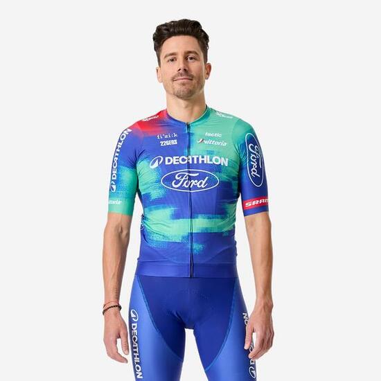 Koszulka rowerowa MTB Decathlon Ford Racing Team Replica 2026