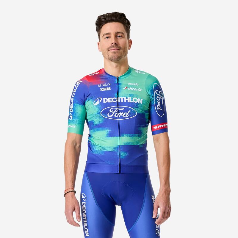 Tricou ciclism Replica Decathlon Ford Racing Team ediție 2026