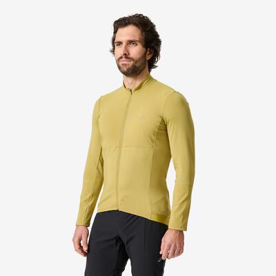Giacca mtb uomo 500 verde-oro