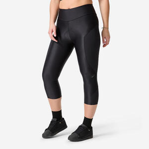 Culotte ciclismo pirata MTB Mujer Negro