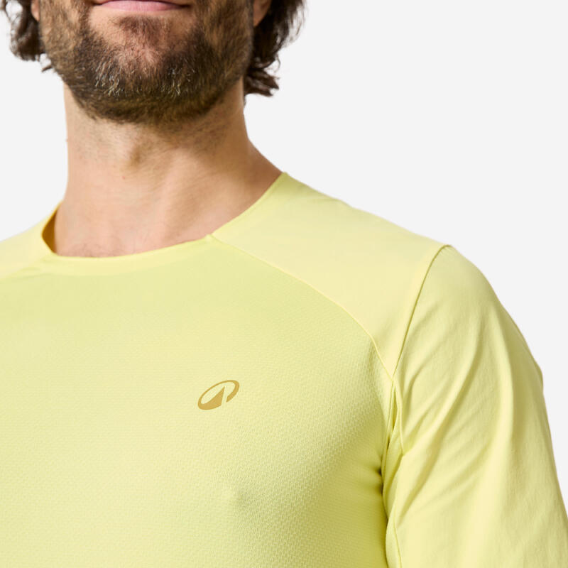 Tricou respirant MTB cargo 500 Galben Bărbați