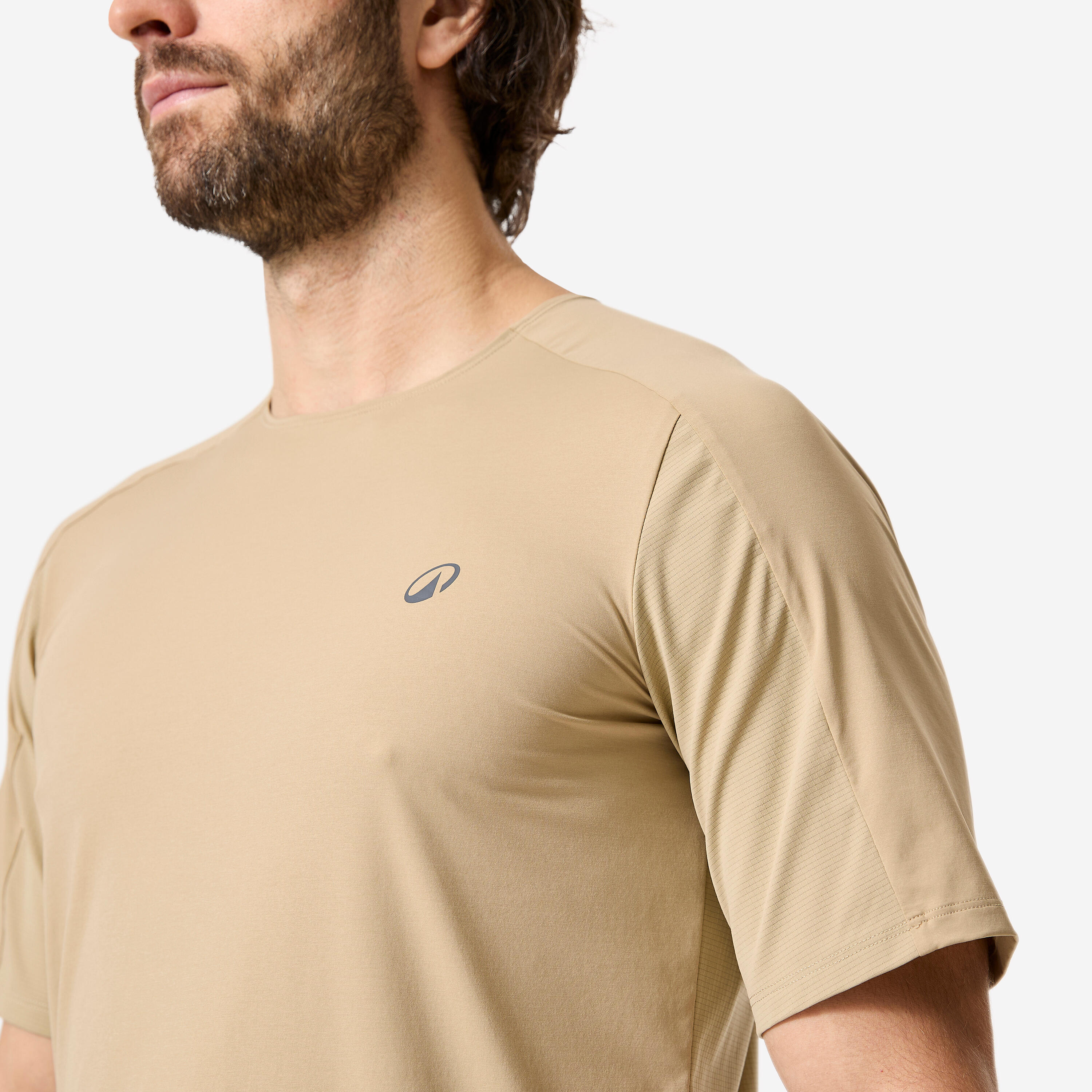 Breathable Short-Sleeved Mountain Bike Jersey, 500