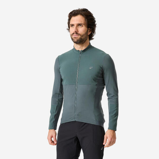 Giacca mtb uomo 500 verde-oro