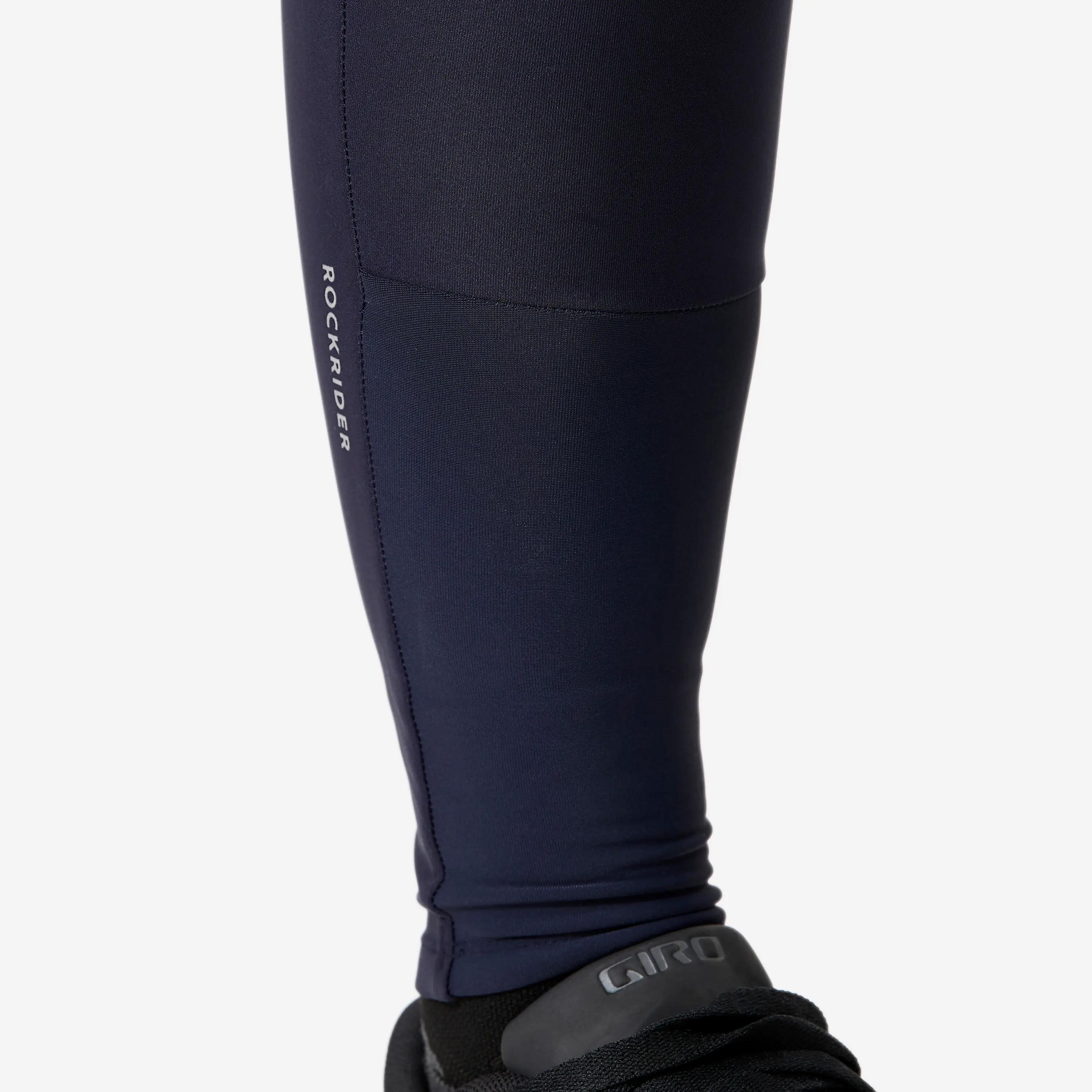 Cosciali invernali MTB donna 500 blu 6/7