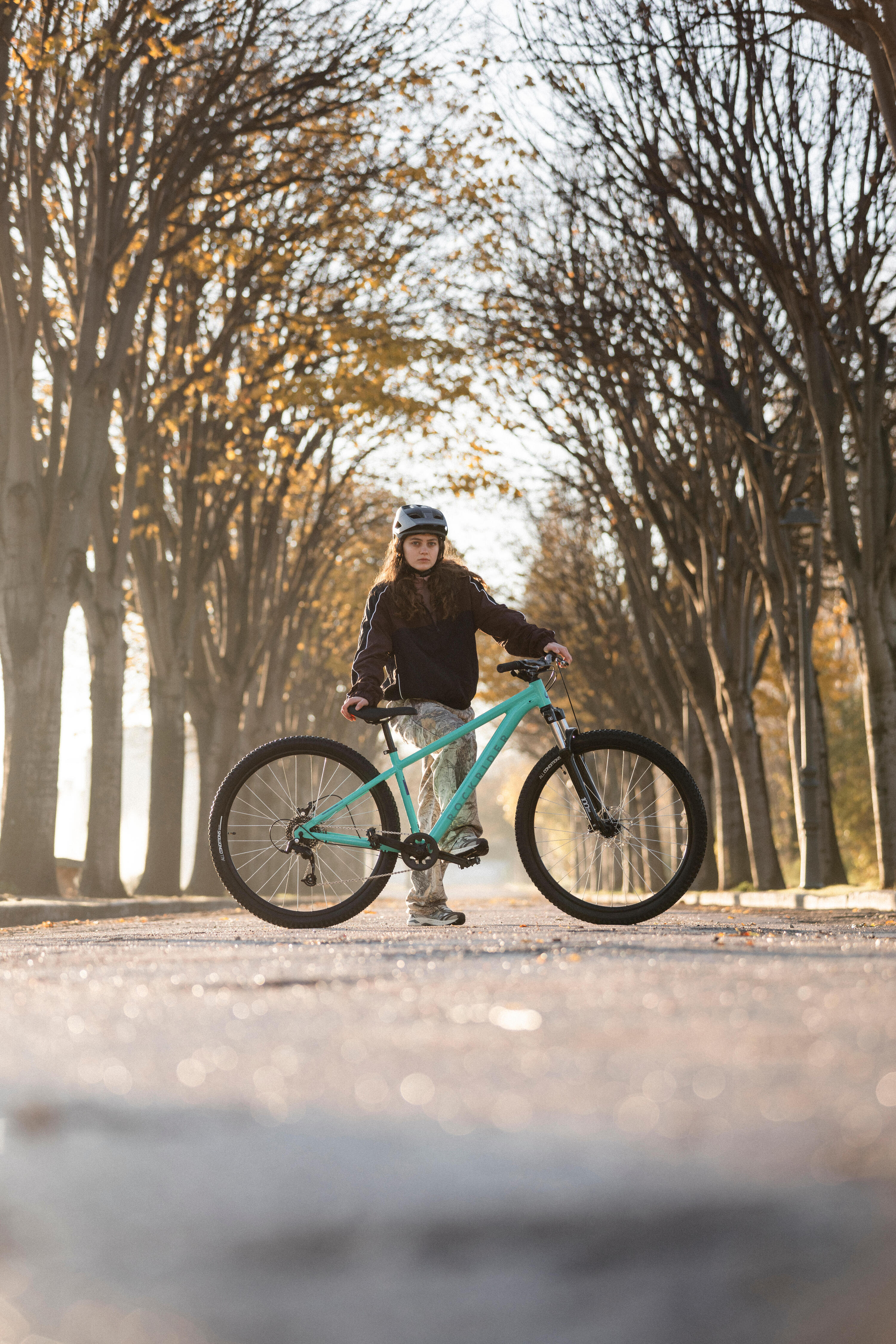 Bicicleta de montaña 29" Expl 100 verde suspensión delantera cuadro aluminio 13/20
