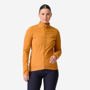 Chaqueta Ciclismo MTB Mujer Ocre Invierno