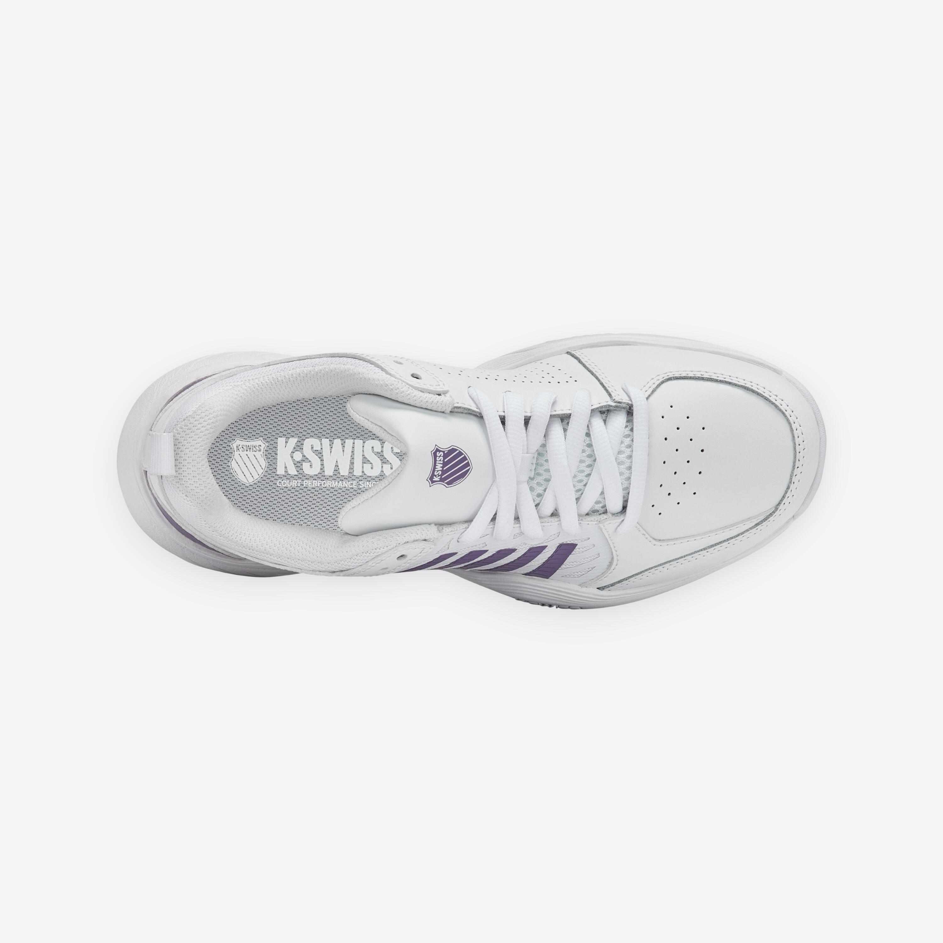 Scarpe tennis donna K-Swiss COURT EXPRESS 2 bianco-lilla 3/6