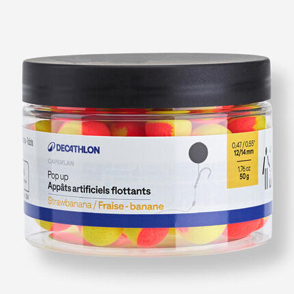 Bouillettes flottantes pêche de la carpe Pop-ups 12-14mm Monstercrab