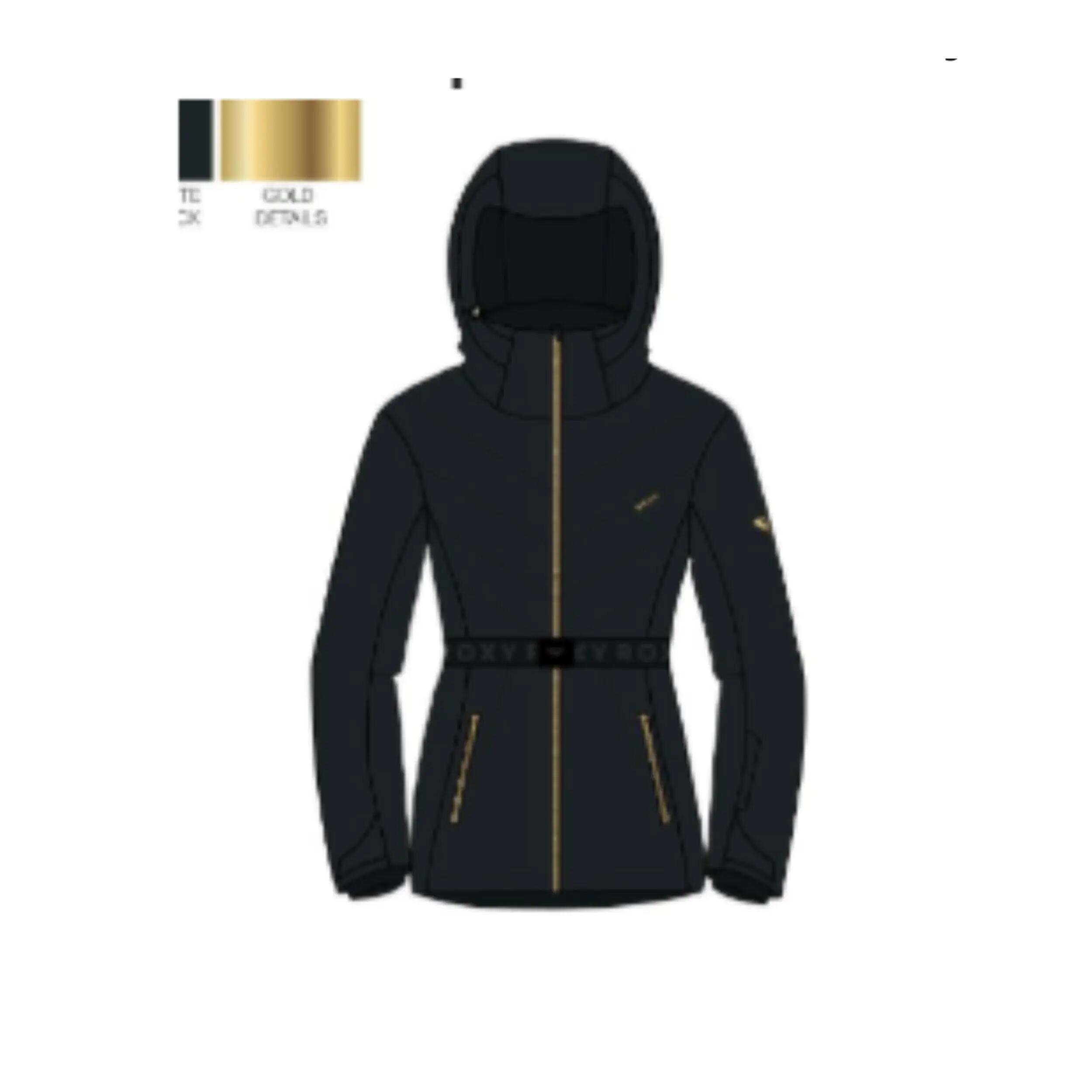 Veste de ski et snowboard chaude femme, ROXY Snowbelt noir 13/15