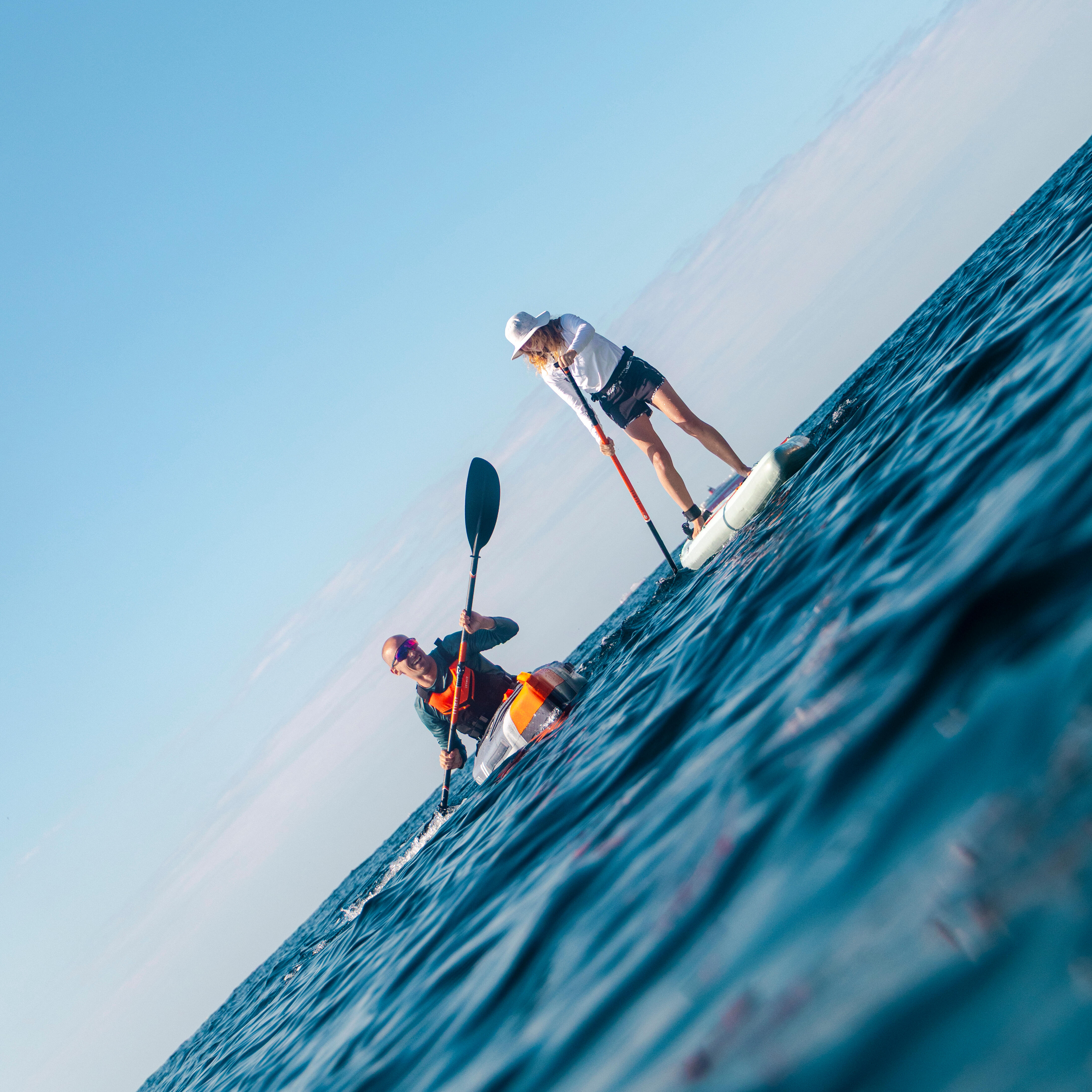 Adjustable Split Kayak Paddle - X500 - DECATHLON