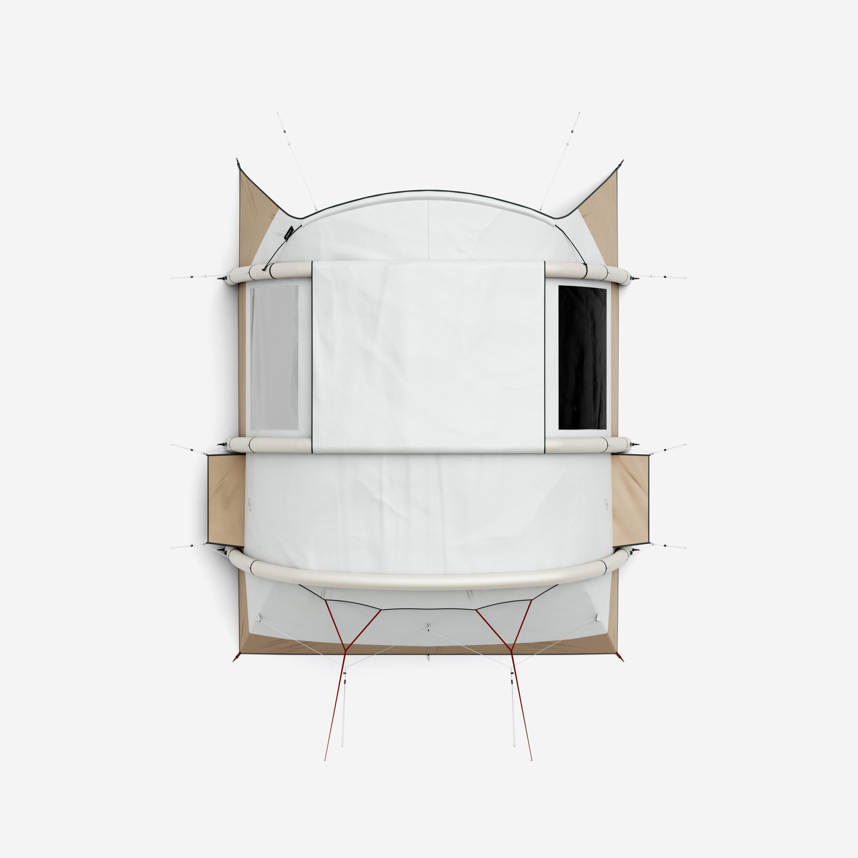 Tente de camping gonflable 6 places 3 chambres,  Fresh & Black, Air Seconds 6.3 10/19