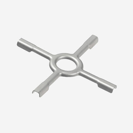 Support anti-basculement réducteur pour réchaud à gaz universel à 4 bras