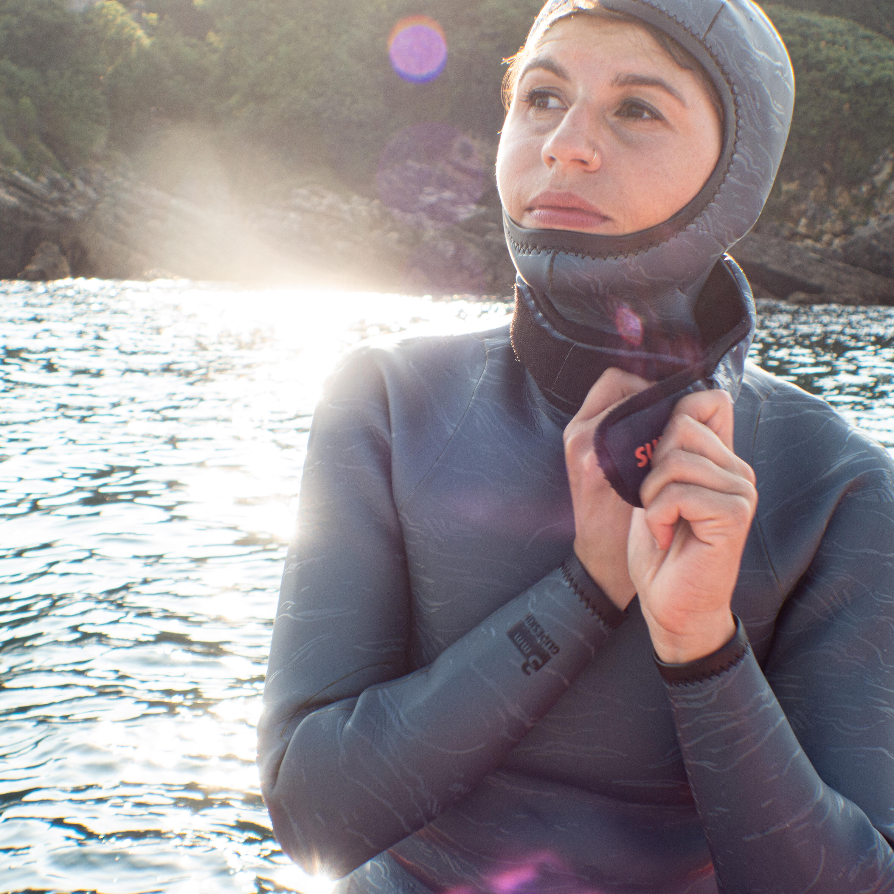 Lest de cou d'apnée freediving FRD500 plomb 1,5 Kg 3/8