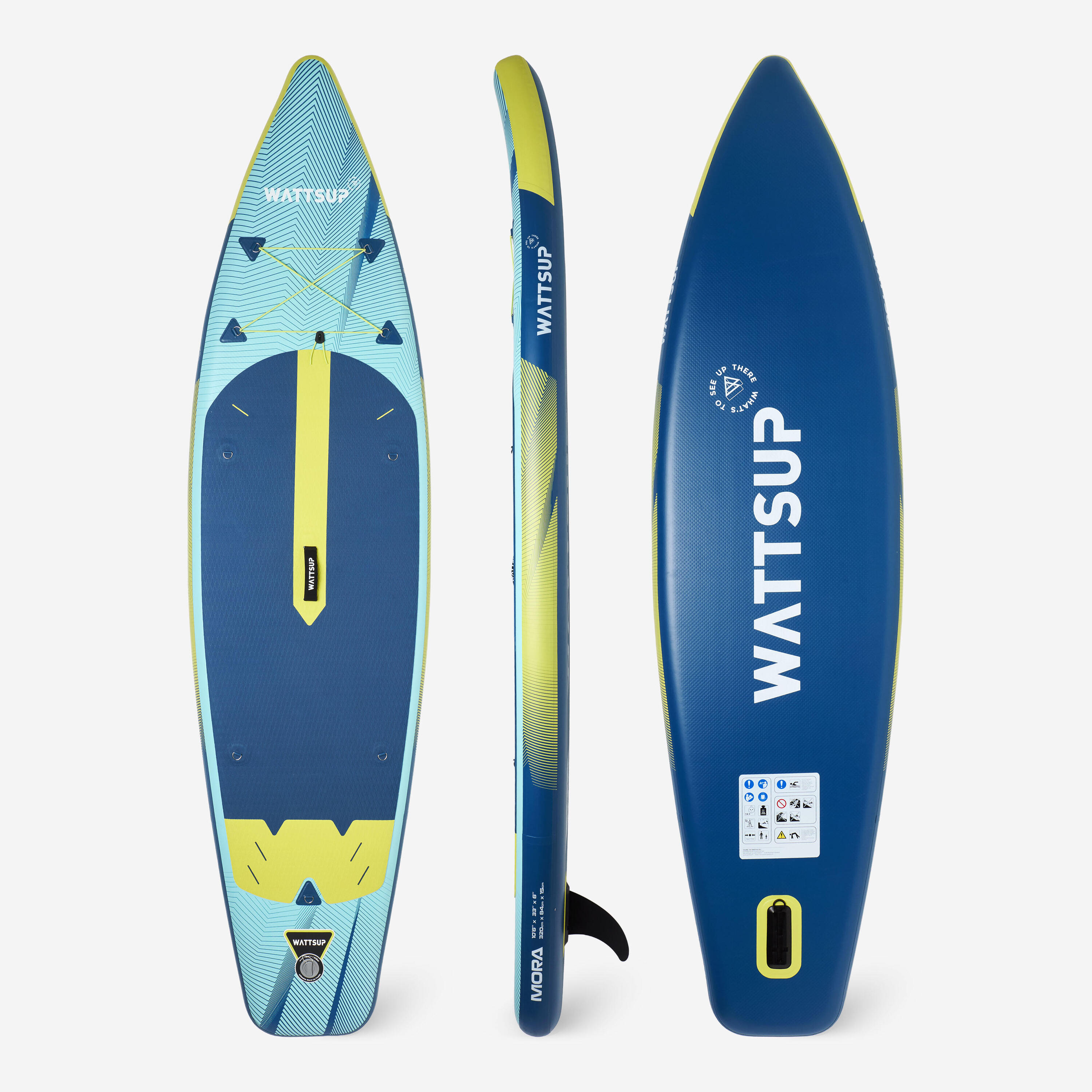 Pack Mora Standup-Paddle 10'6 mit Sitz 3/22