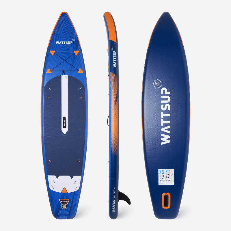 Set Stand up paddle SILVER 11'6 Wattsup, 1 - 2 persoane (până la 150kg)