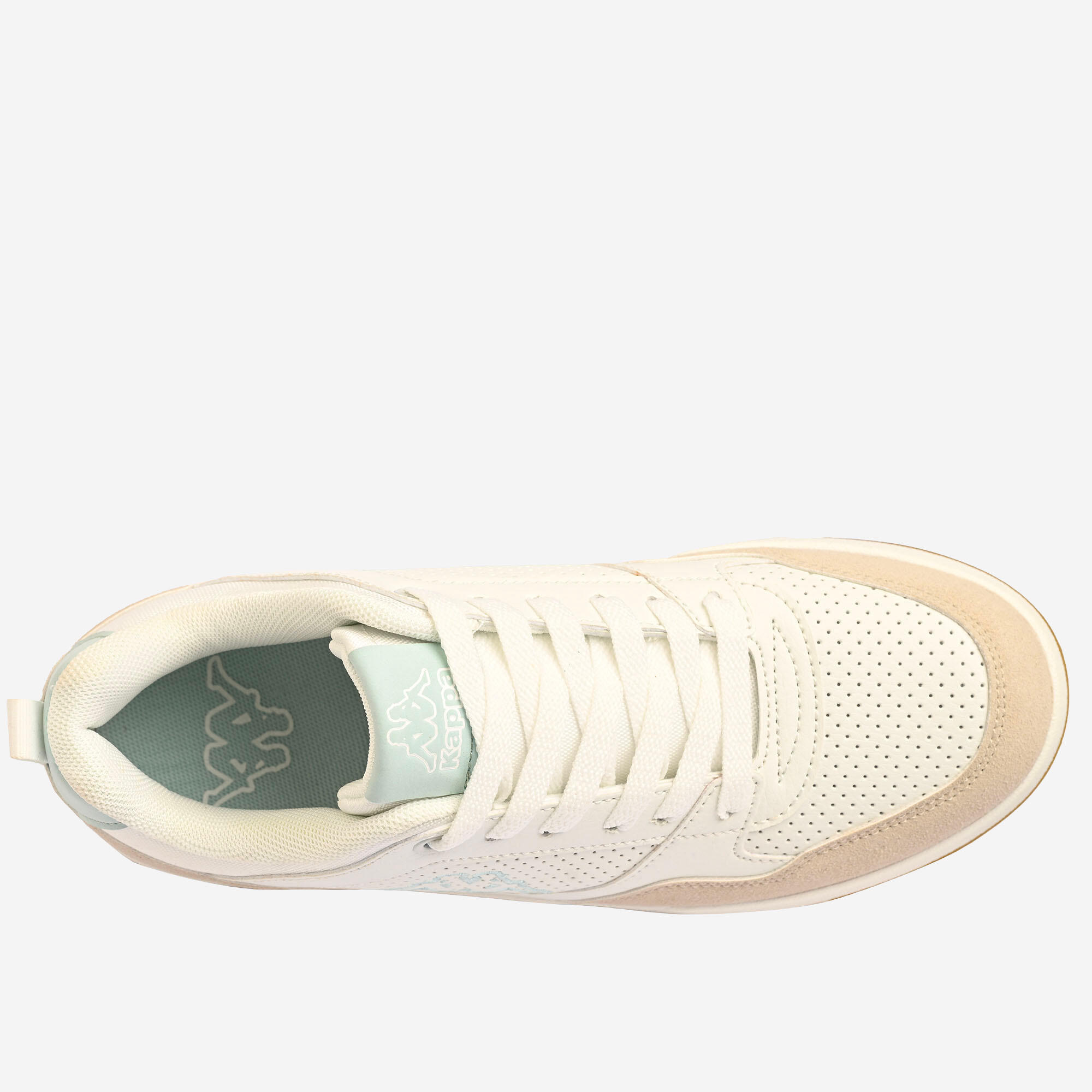Basket KAPPA  femme Manis blanc bleu beige 4/5