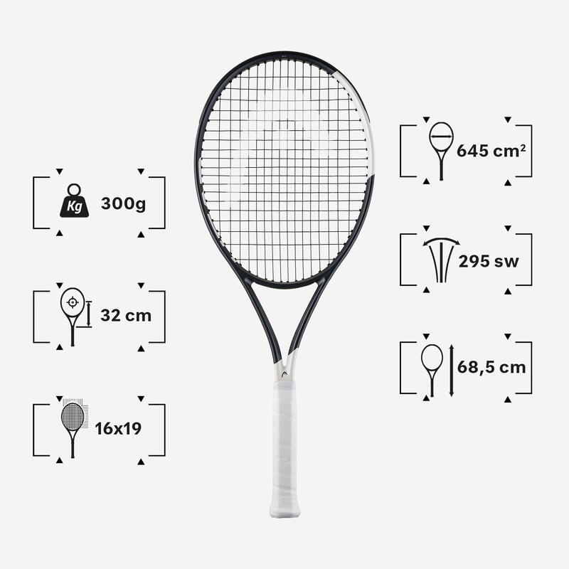 Rachetă de tenis 300g, Head Speed MP 2026 Negru Alb Adulți