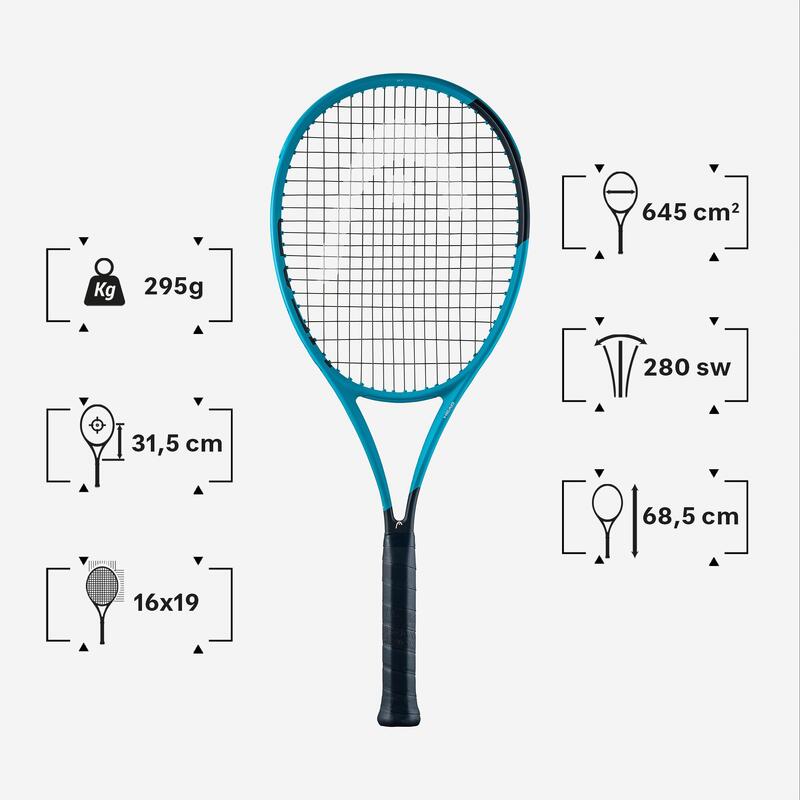Rachetă de tenis Head boom mp 2026 - 295g Alb Turcoaz Adulți