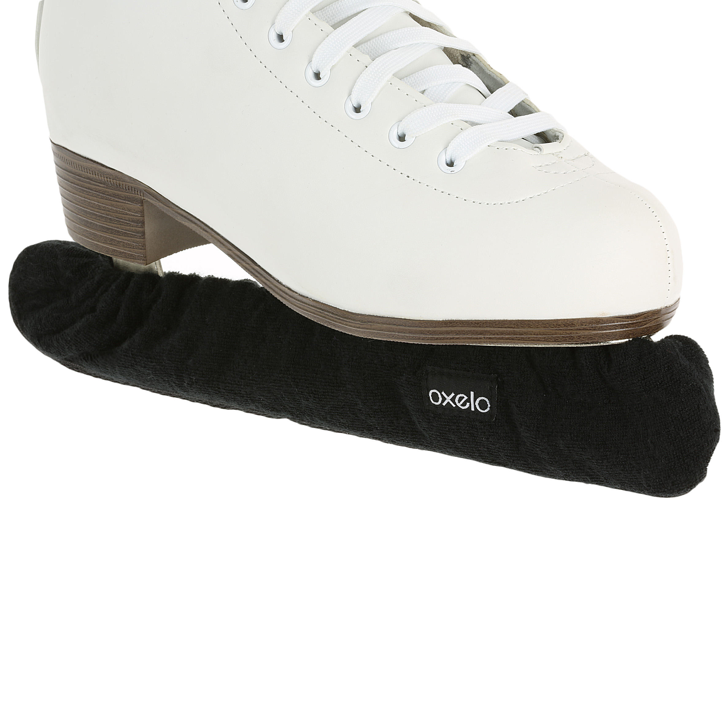 Ice Skate Blade Guard Black Black Oxelo Decathlon