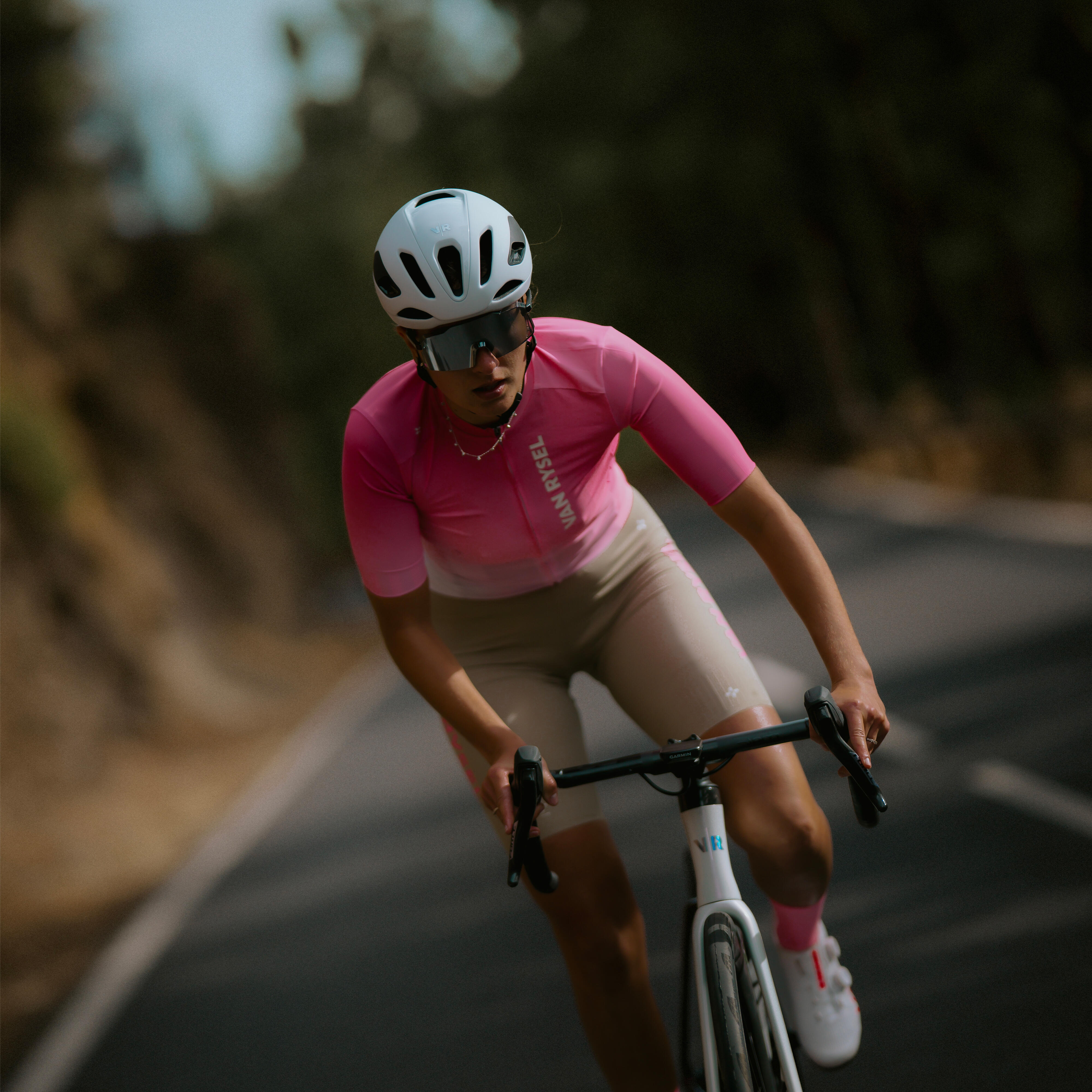 Cuissard de vélo de route à bretelles femme, RCR-R 2 - VAN RYSEL