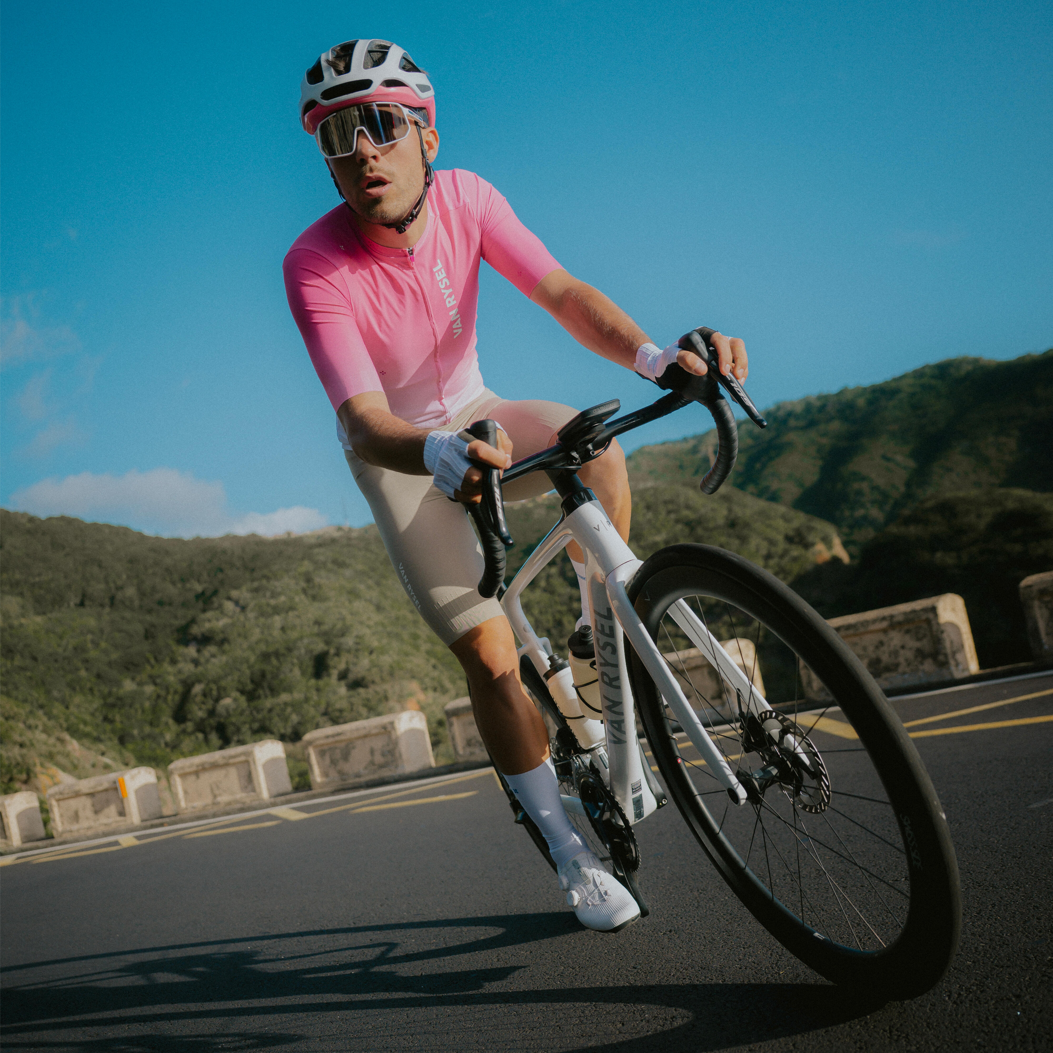 Men’s Road Cycling Bib Shorts, RCR-R 5 - VAN RYSEL