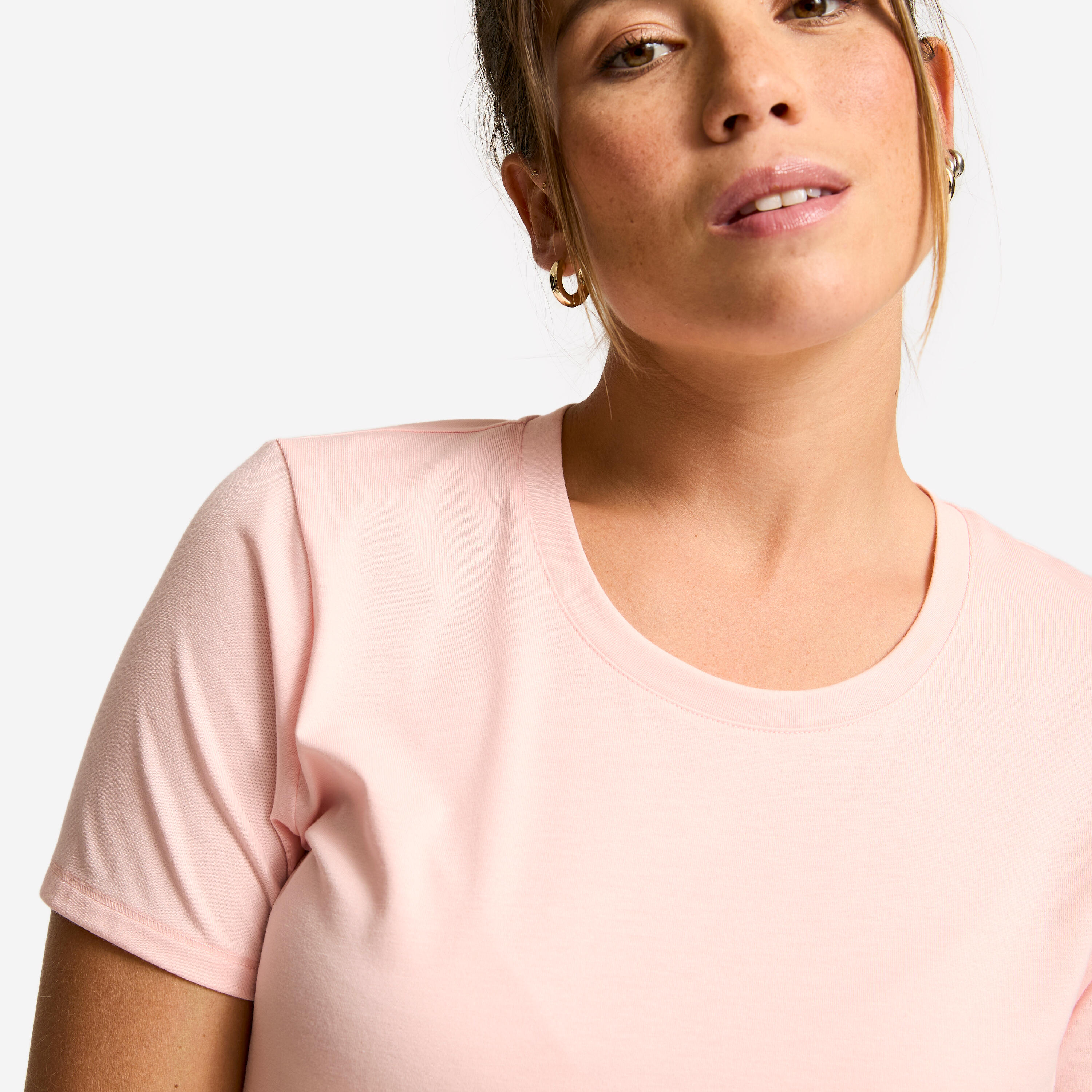 T-shirt d’entraînement à manches courtes femme, Coolmax 5/9