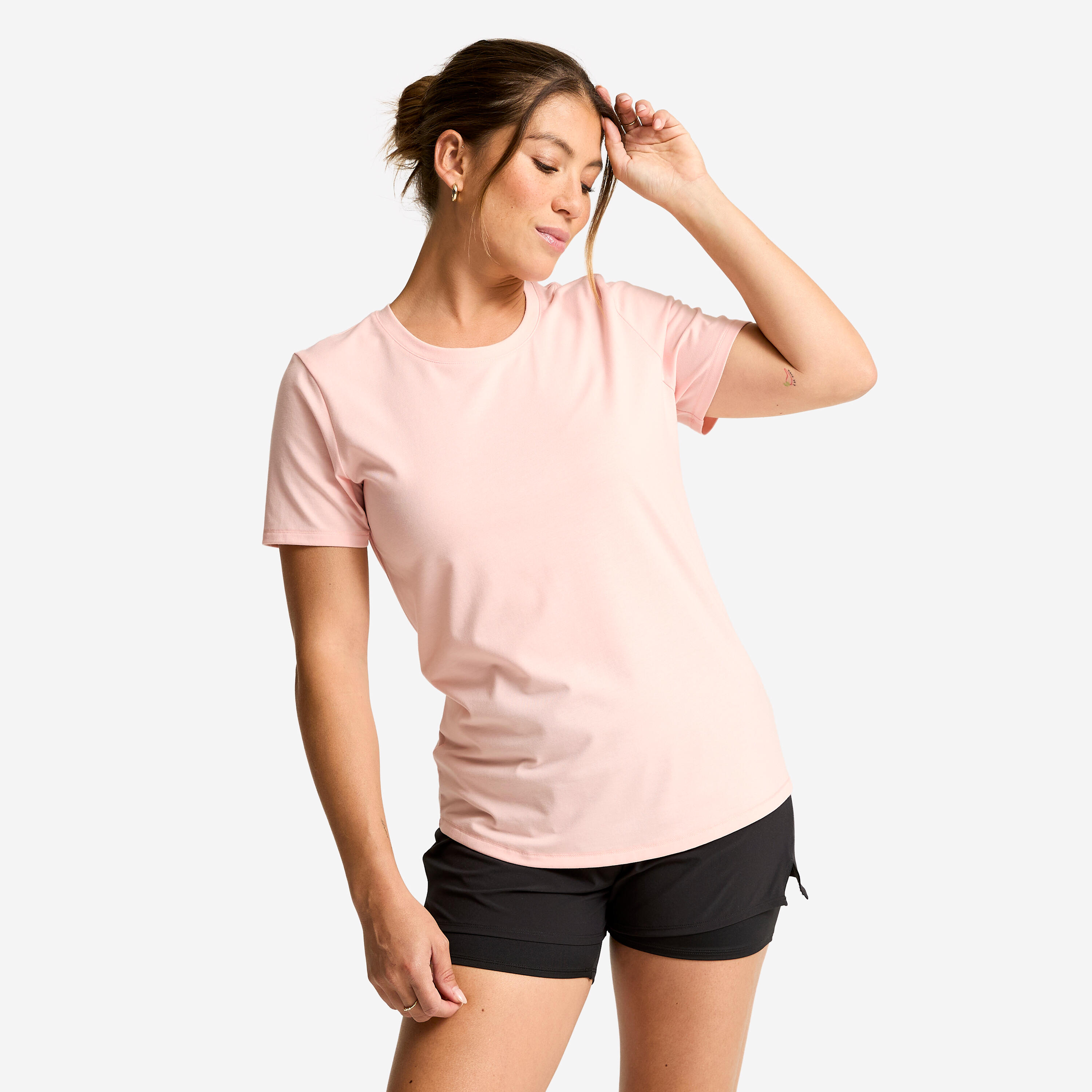 Women's Short-Sleeved T-Shirt Coolmax - Pink