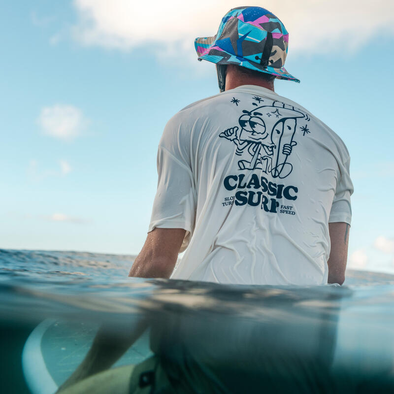 Pălărie bob plajă, 500 Retrovo Surfhat Multicoloră
