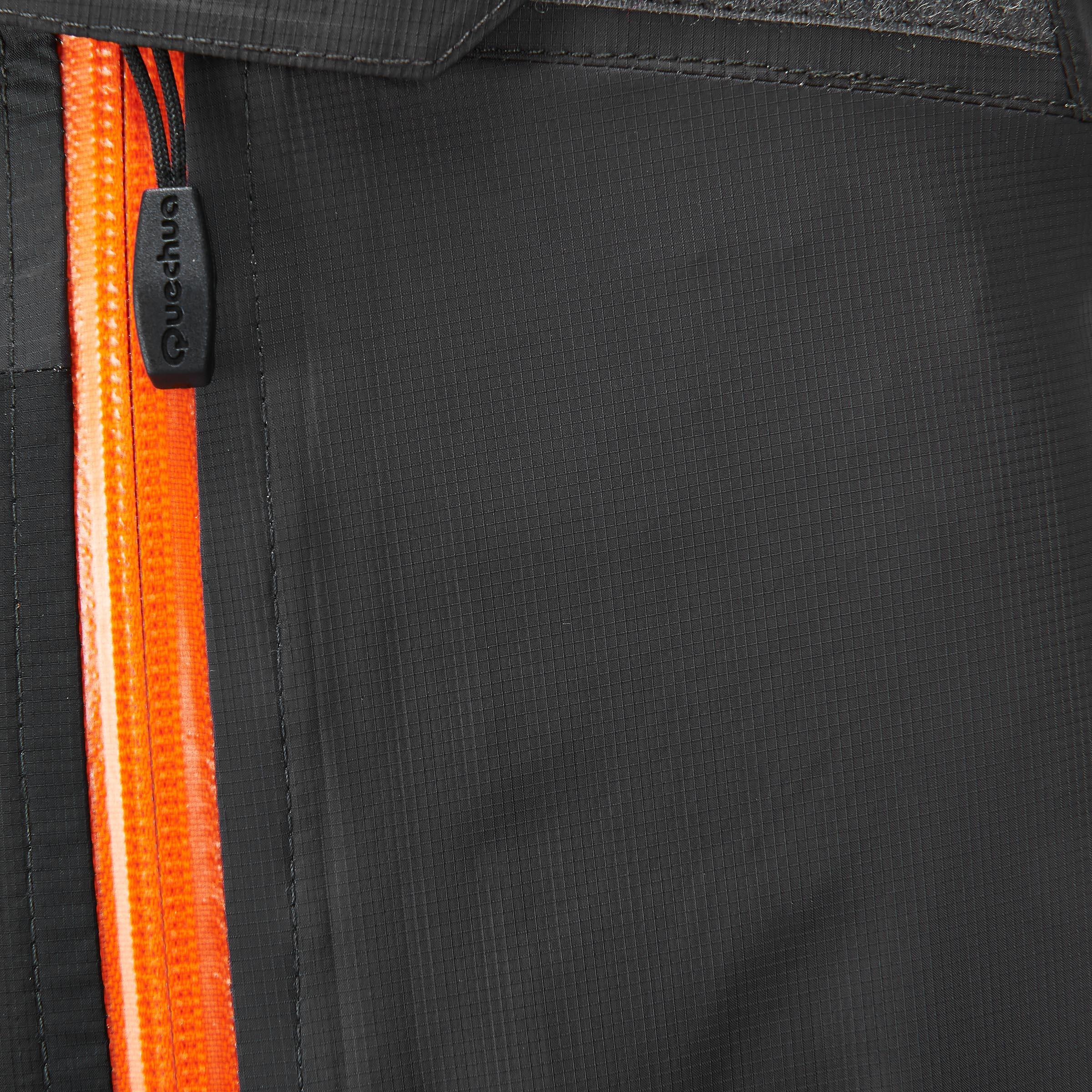 Sobrepantalón lluvia travesía Forclaz 900 hombre negro  14/22