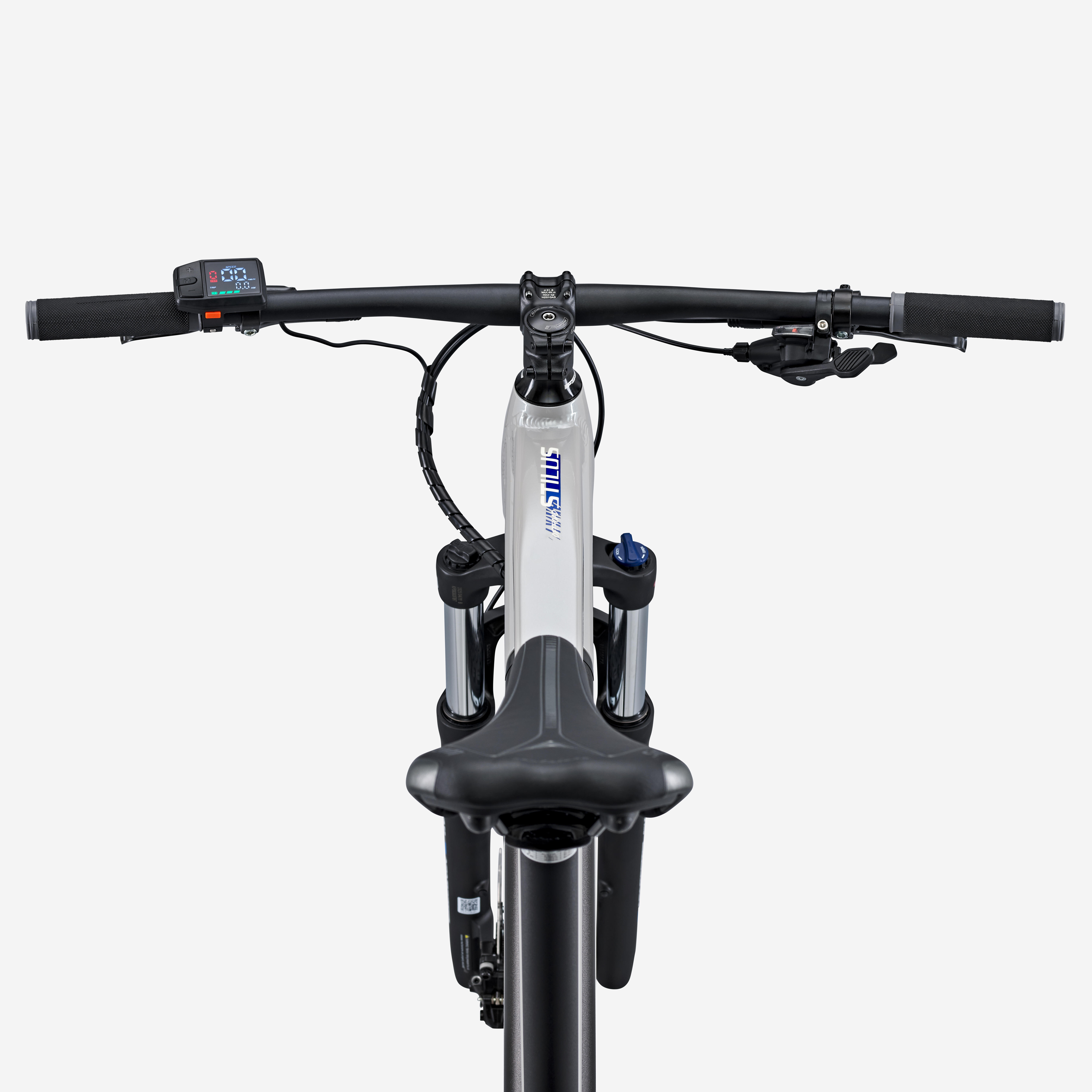 STILUS Horský elektrobicykel Stilus Off Road svetlosivý XL · záber 8