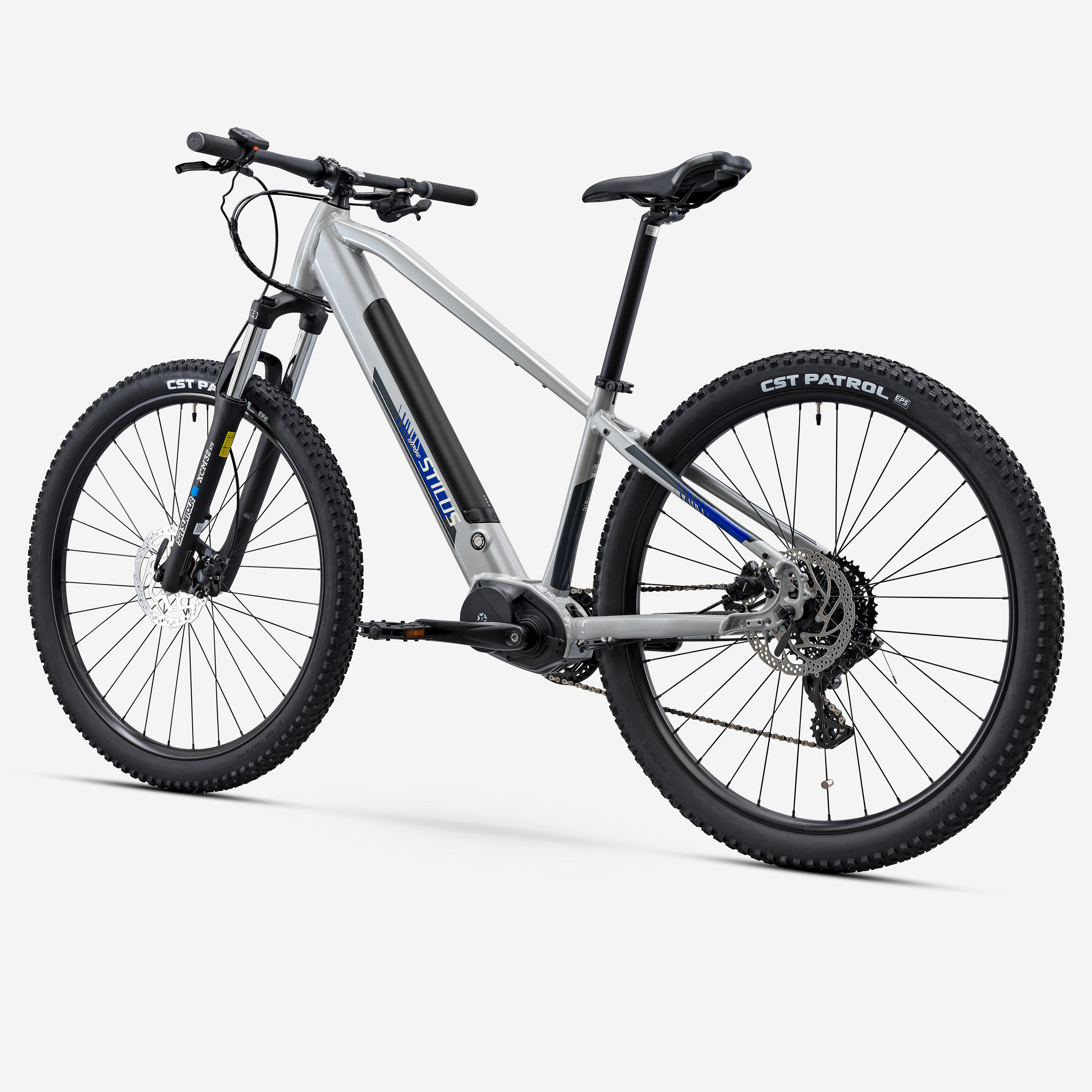 E-Mountainbike halb-steif Stilus Off Road hellgrau 3/7