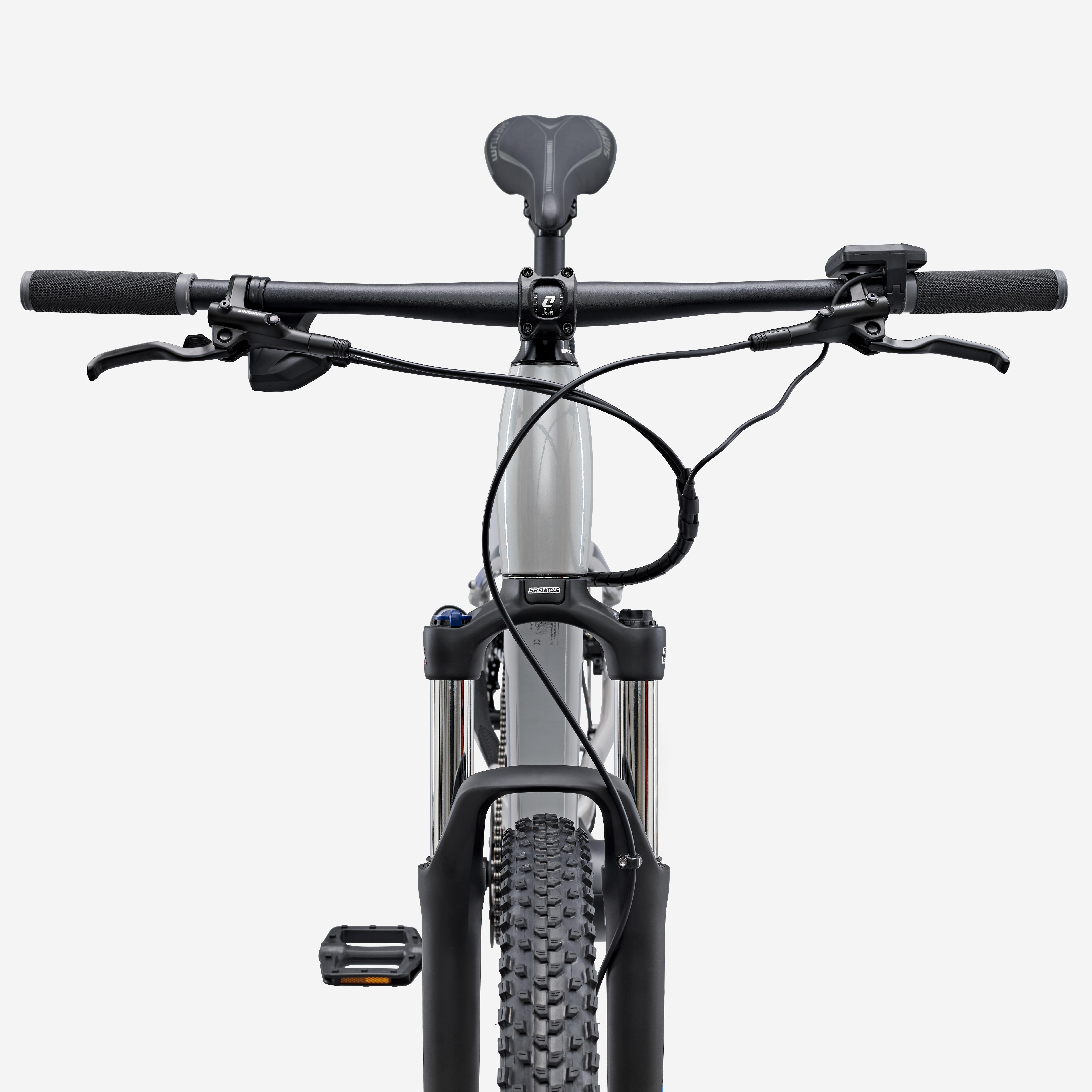 STILUS Horský elektrobicykel Stilus Off Road svetlosivý XL · záber 7