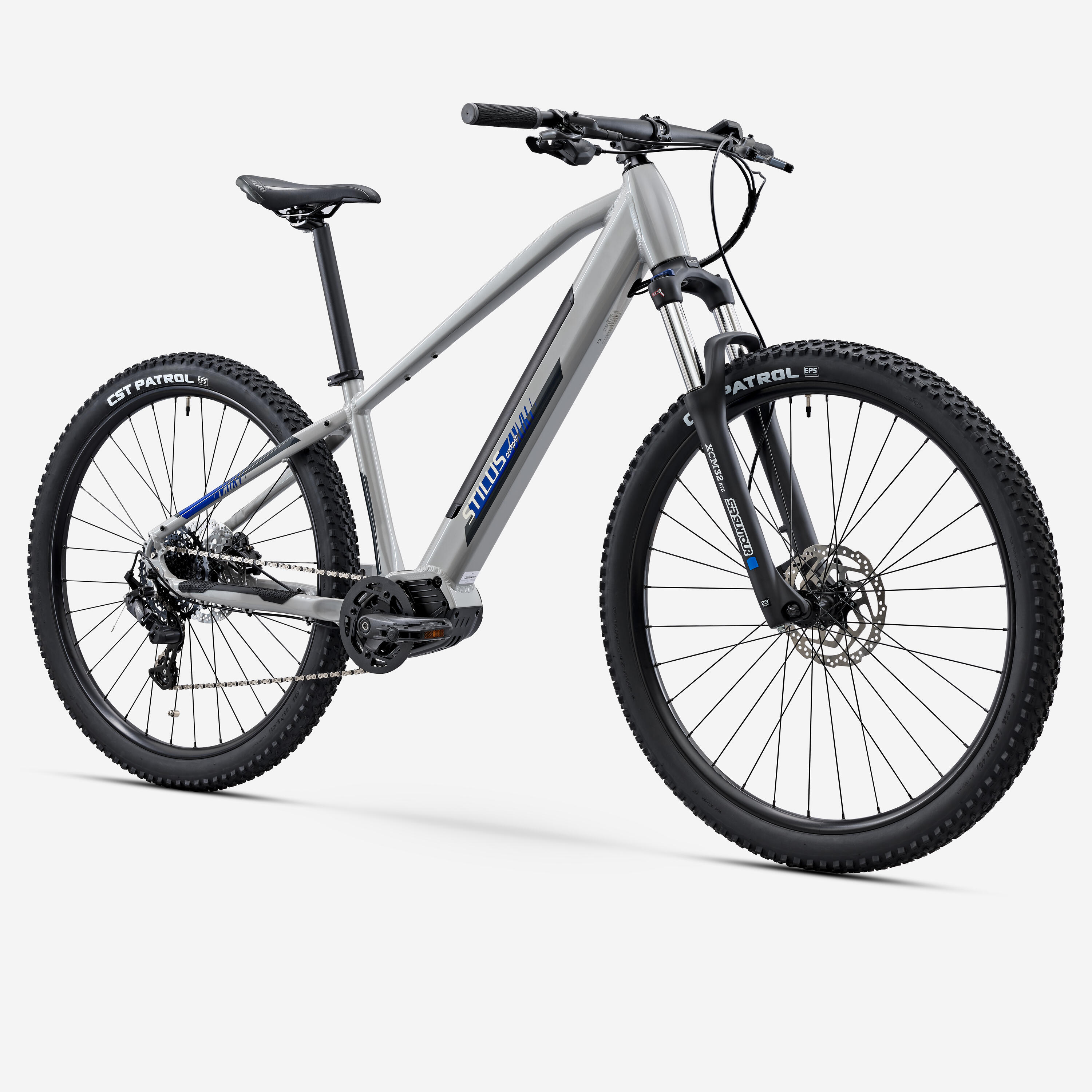 E-Mountainbike halb-steif Stilus Off Road hellgrau 2/7