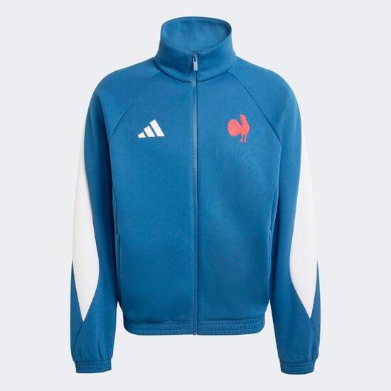 VESTE DE RUGBY XV DE FRANCE ADULTE, VESTE SUPPORTER FFR BLEU