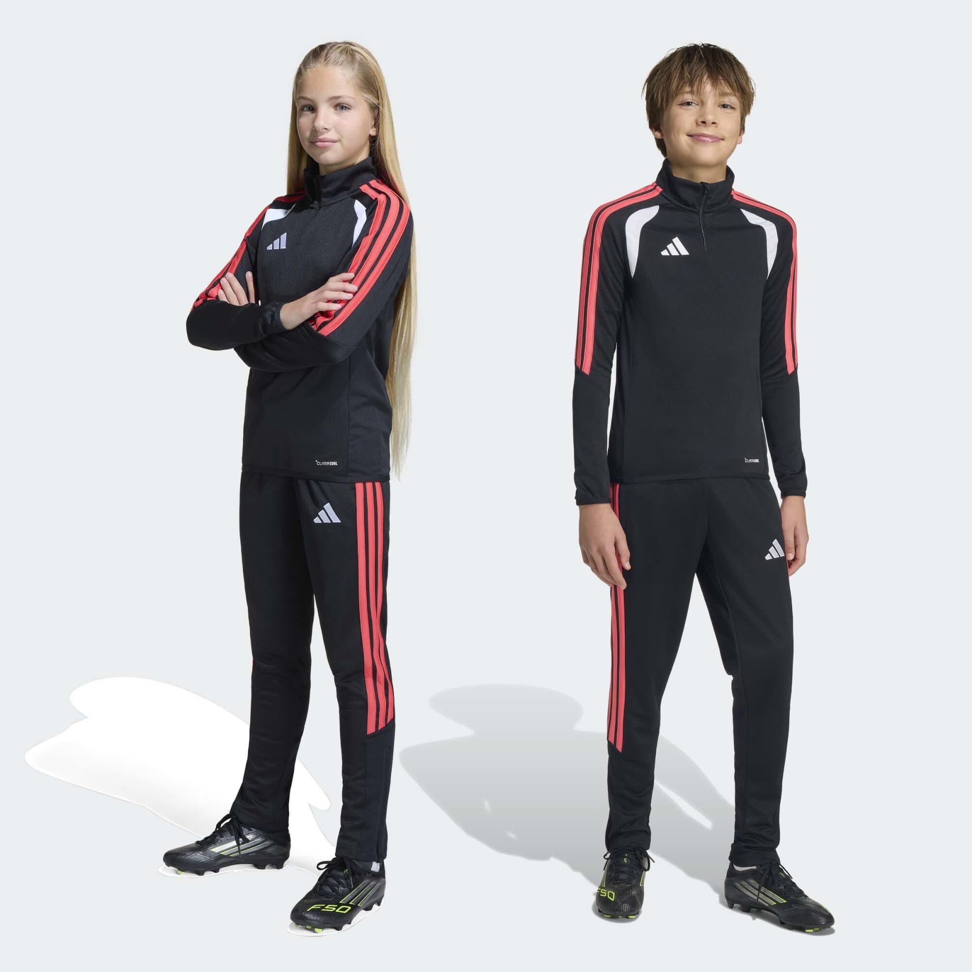 Calças de Treino de Futebol Criança Adidas Tiro 26 Vermelho 3/8