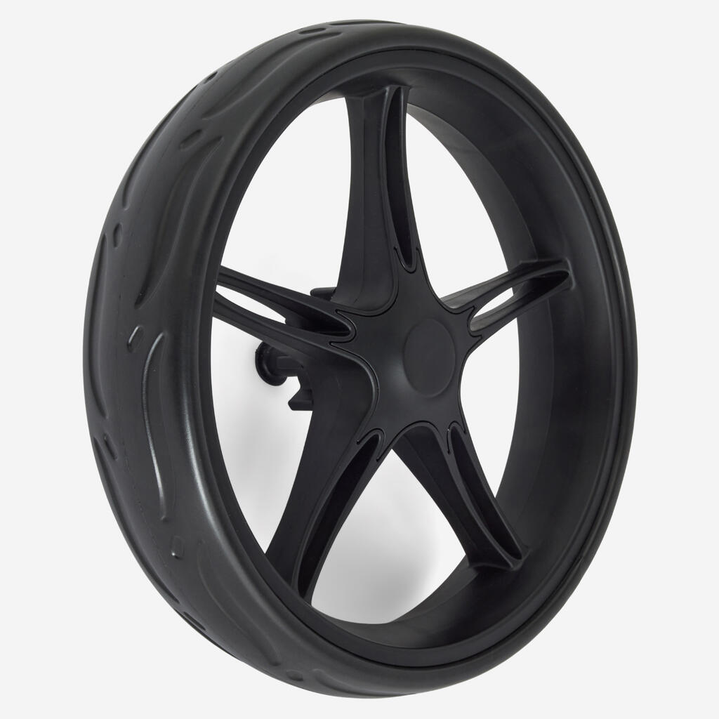 Rear wheel for the 3-wheel 360° Inesis 900 golf trolley, black