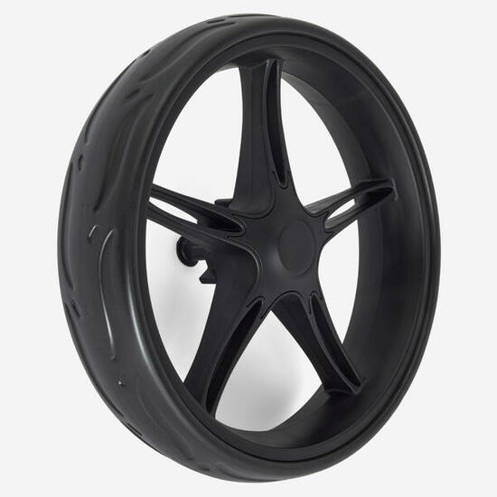 Roue arrière pour chariot de golf Inesis 900 3 roues 360°, noir