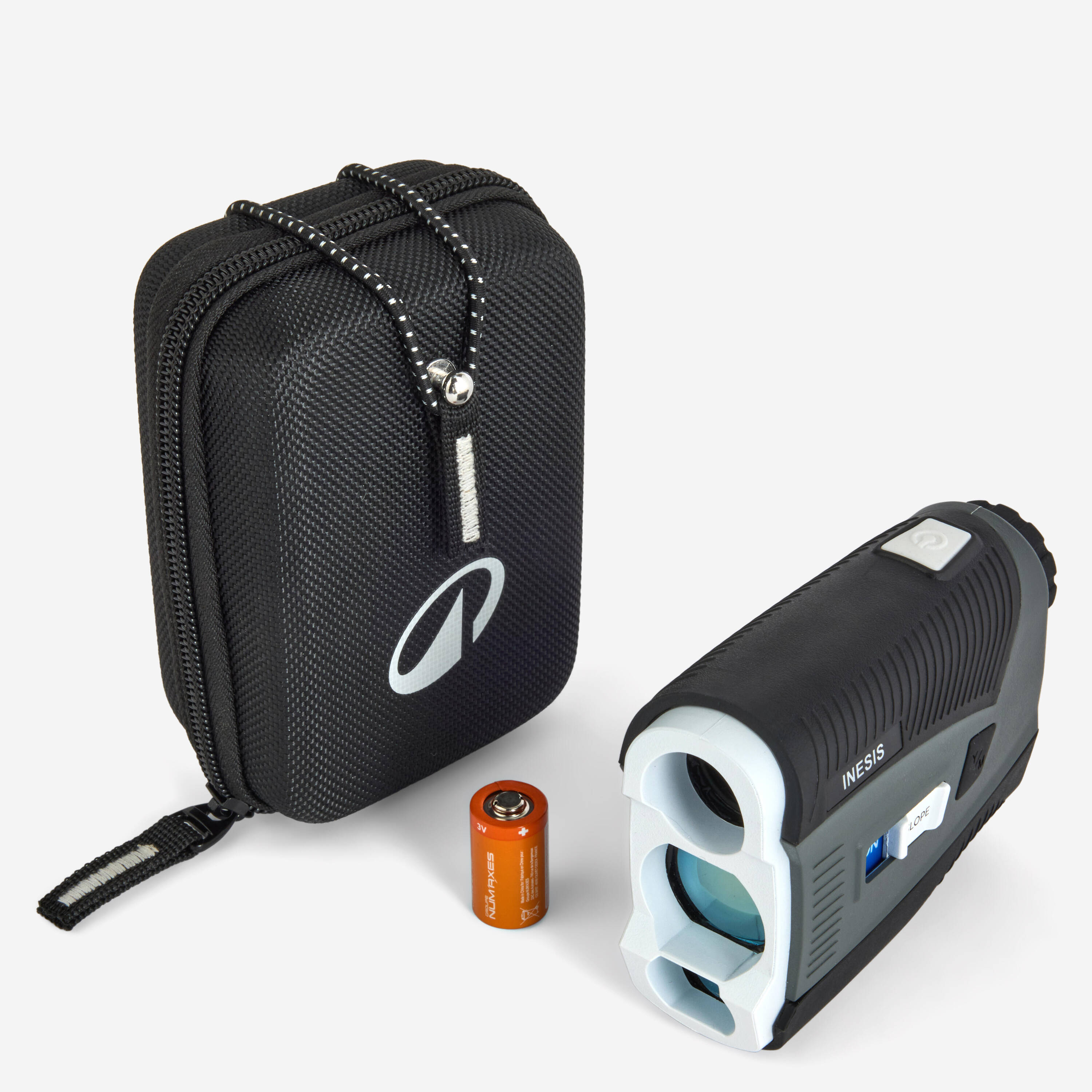 Laser golf rangefinder, black and grey -  5