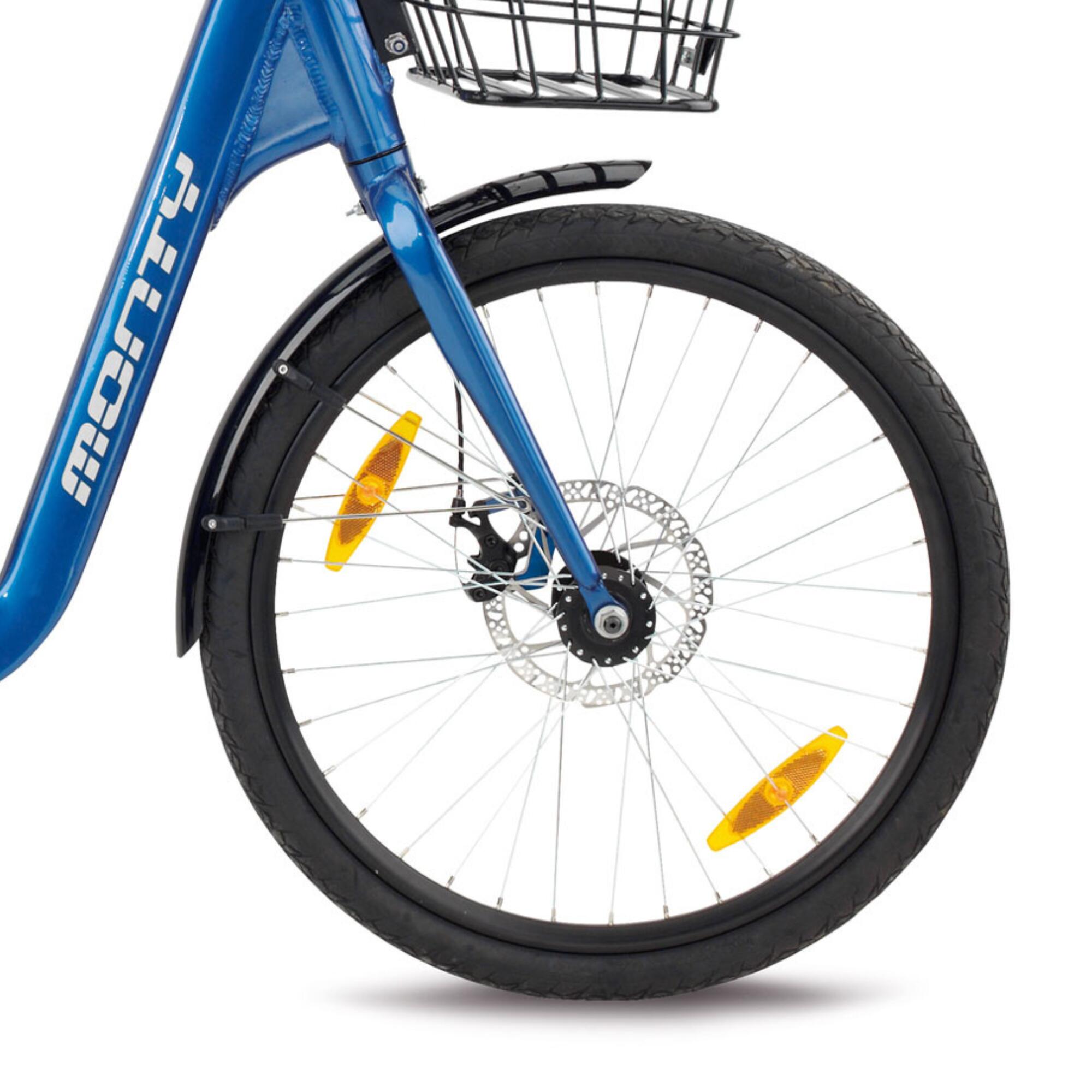 Triciclo de carga trasera 24" MONTY JOG24 Azul -CD 4/5