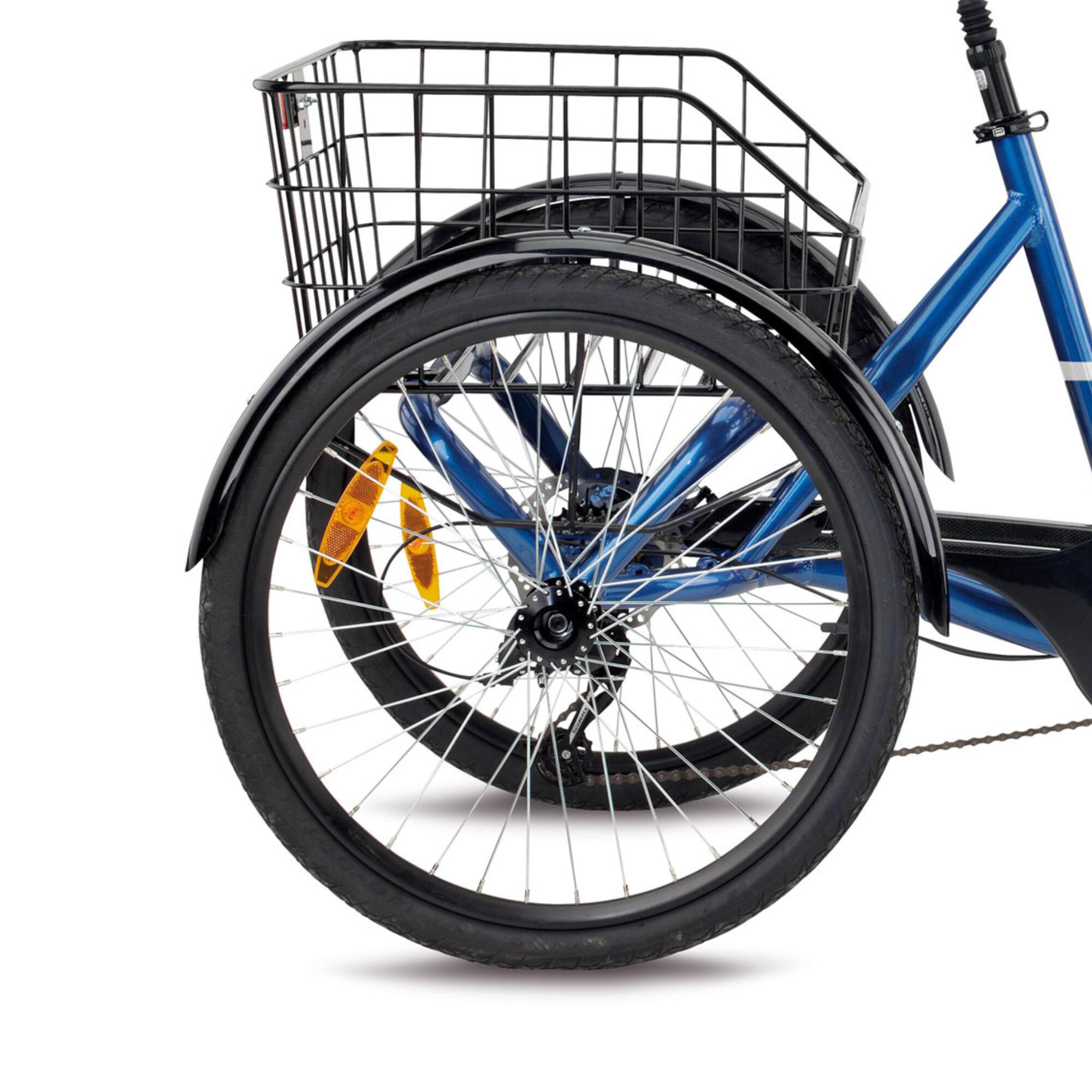 Triciclo de carga trasera 24" MONTY JOG24 Azul -CD 2/5