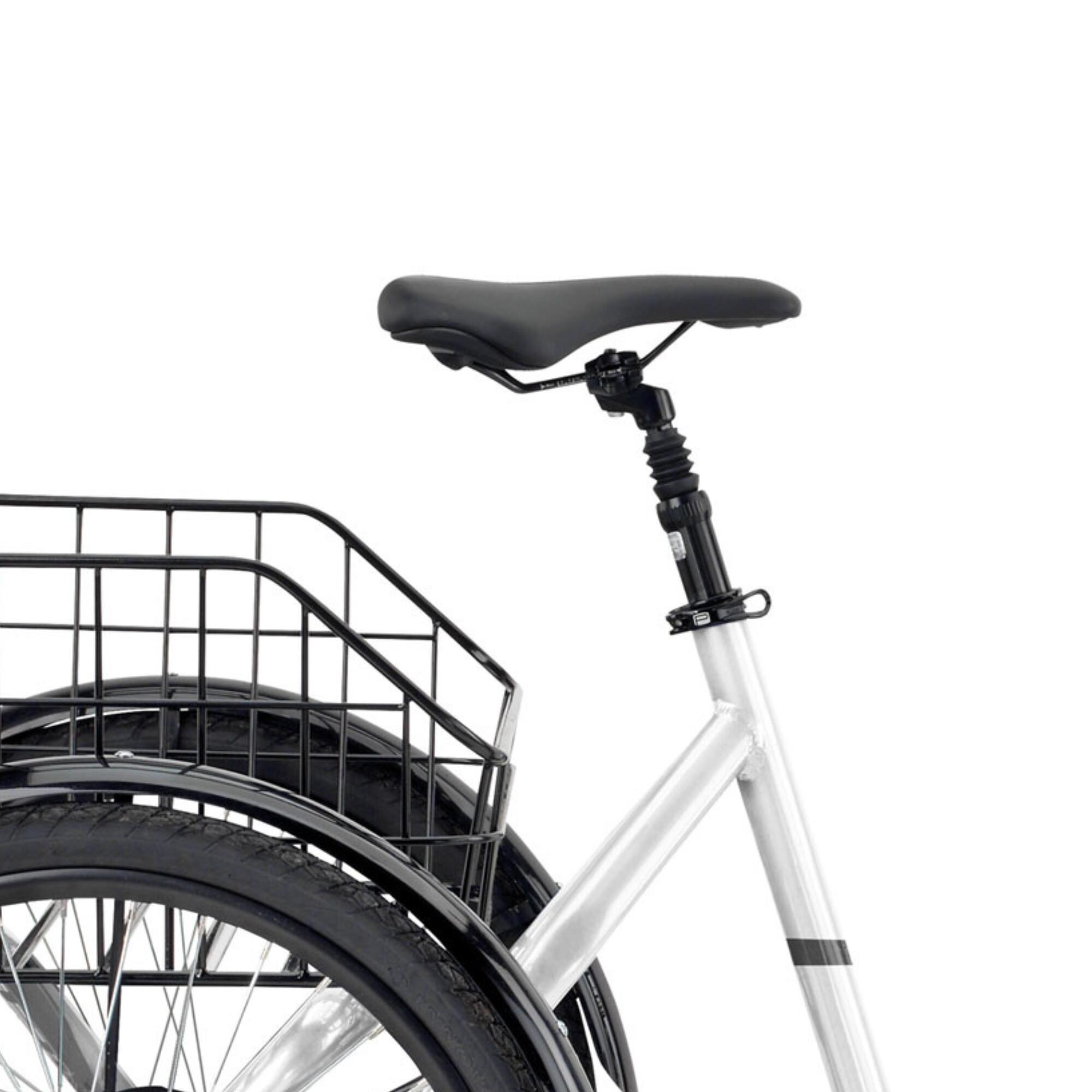 Triciclo de carga trasera 24" MONTY JOG24  Blanco -CD 4/5